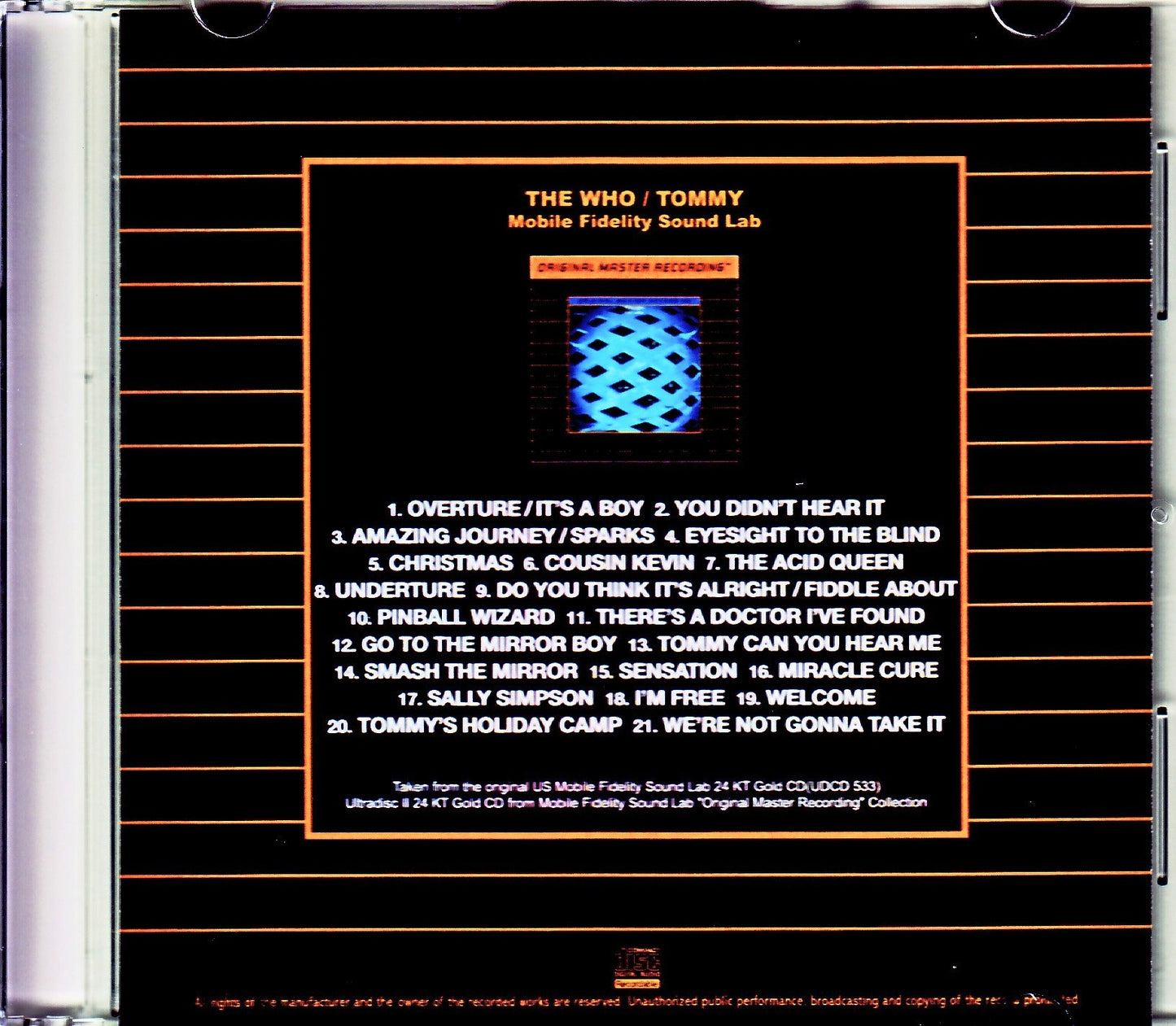 The Who/Tommy Original US Mobile Fidelity Sound Lab