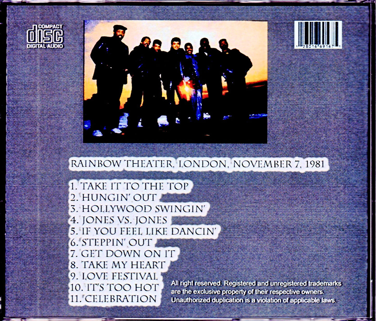 Kool and the Gang/London,UK 1981
