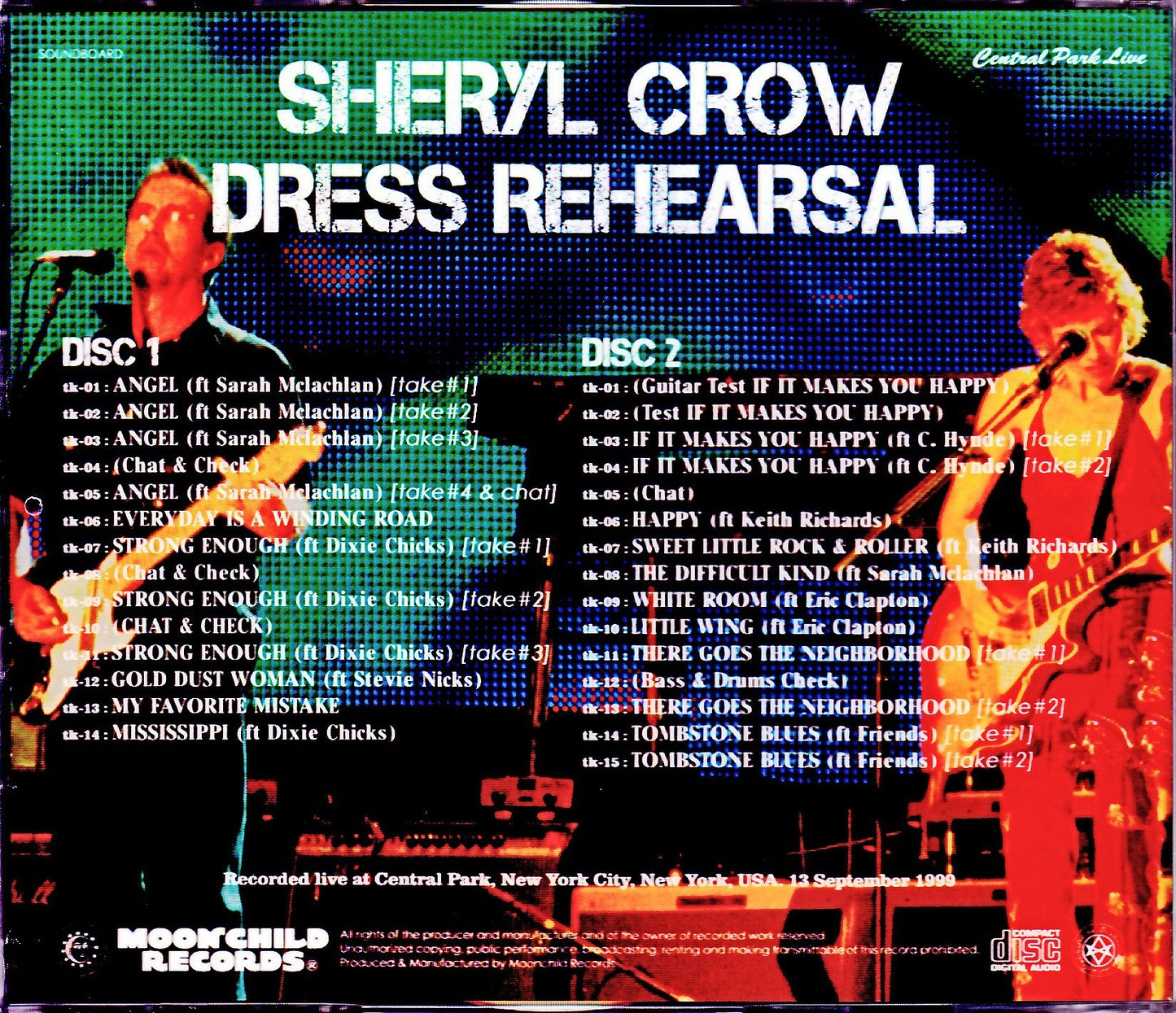 Sheryl Crow/NY,USA 1999 Rehearsals