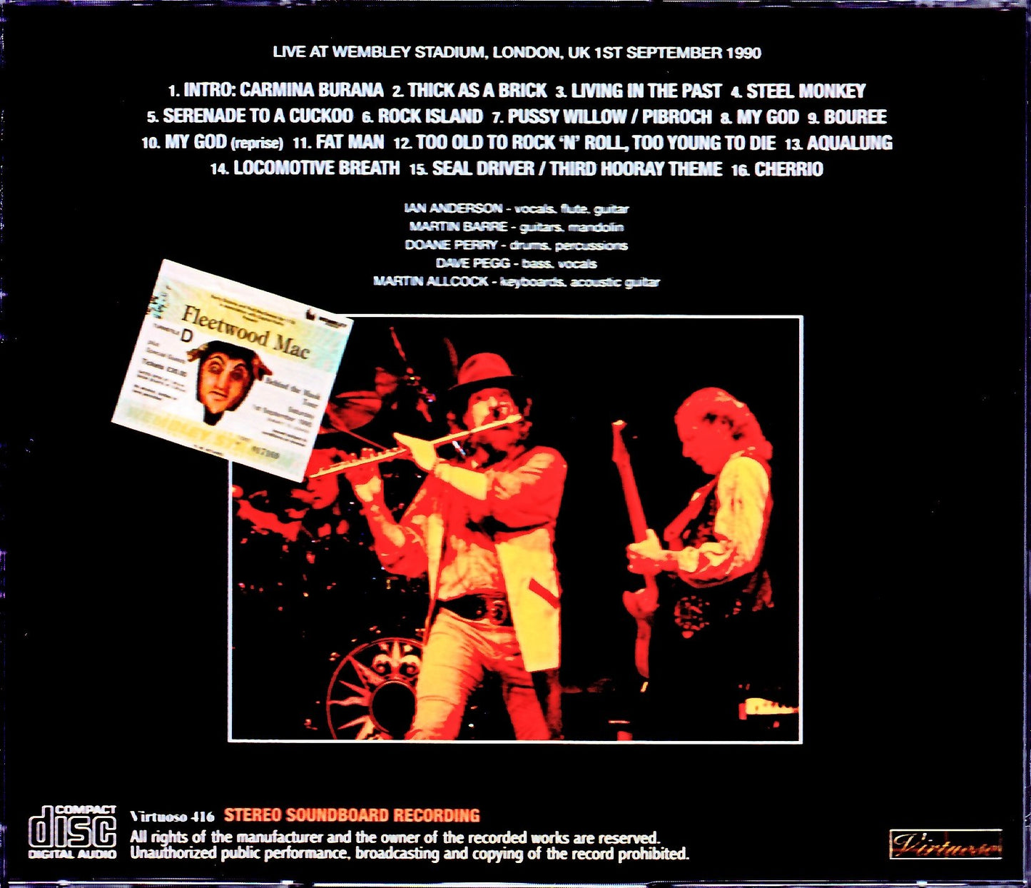 Jethro Tull/London,UK 1990 Upgrade