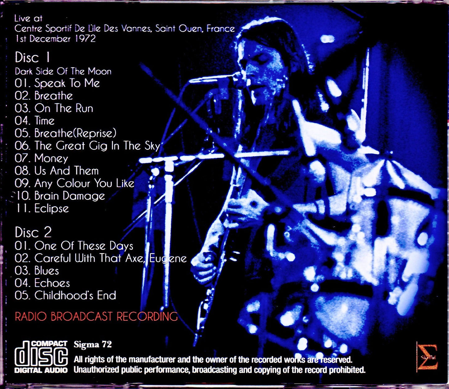 Pink Floyd/France 12.1.1972