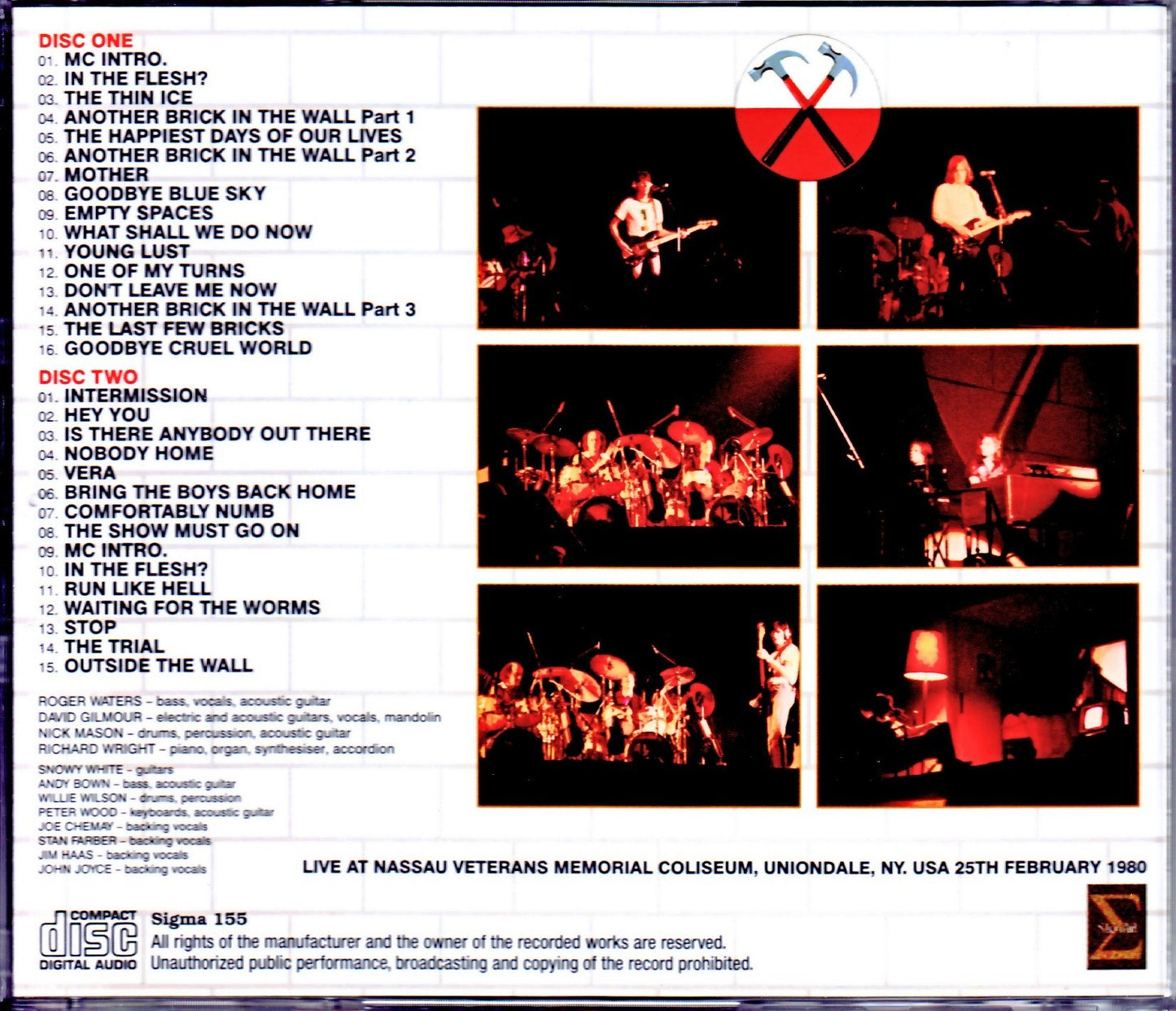 Pink Floyd/NY,USA 2.25.1980