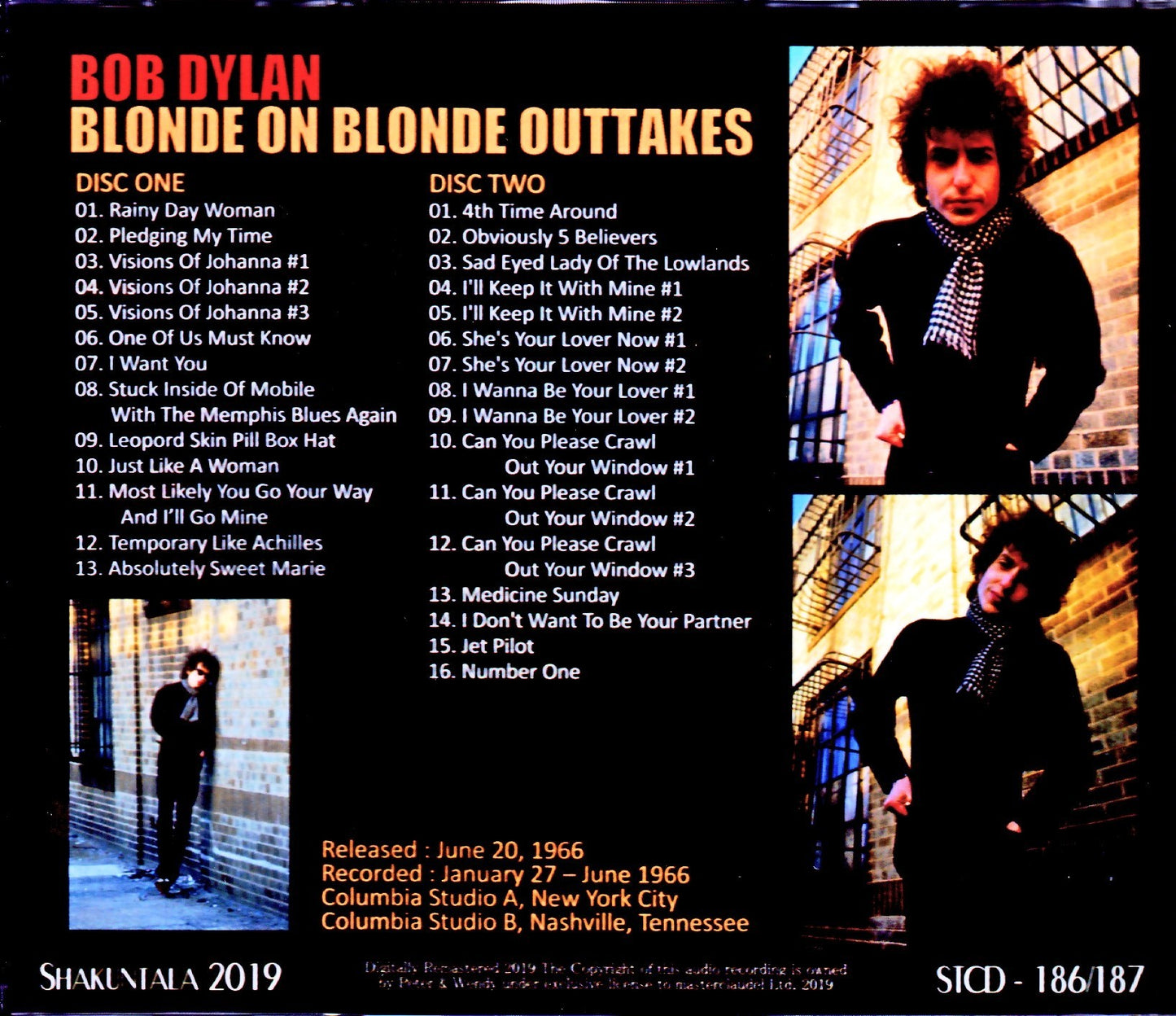 Bob Dylan/Blonde on Blonde Outtakes