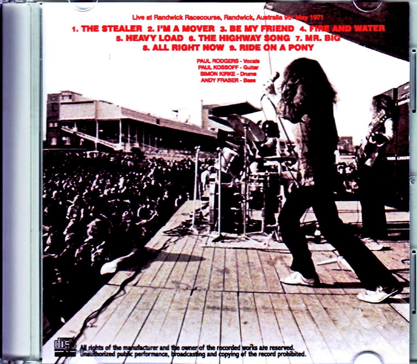 Free/Australia 1971