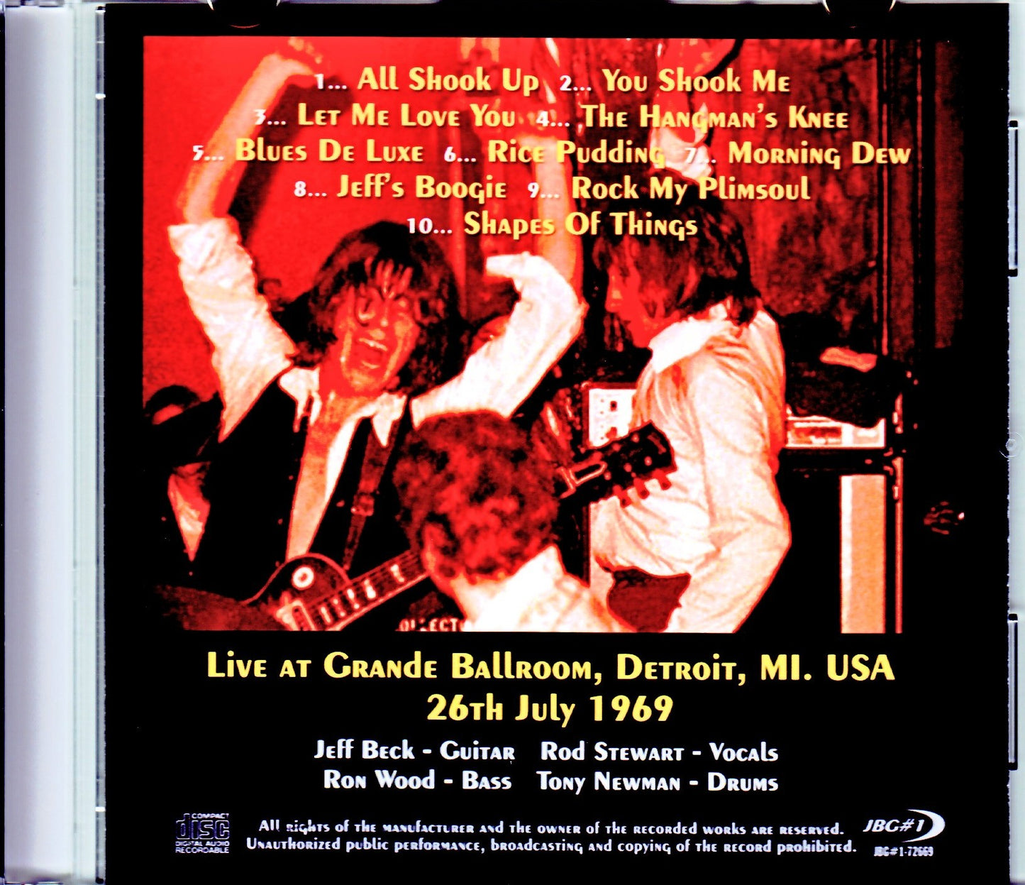 Jeff Beck Group/MI,USA 7.26.1969