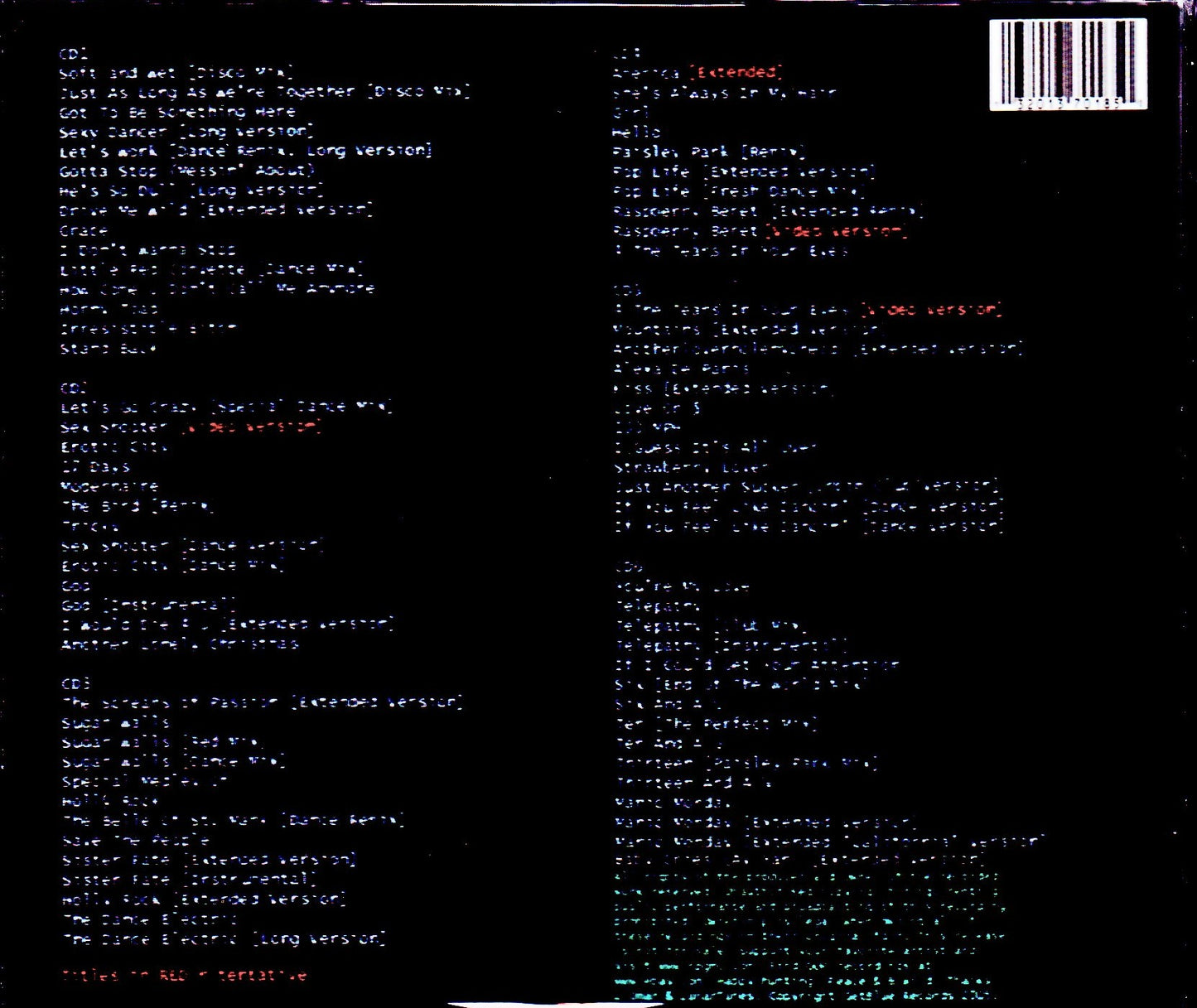 Prince/Works Anthology Vol.1