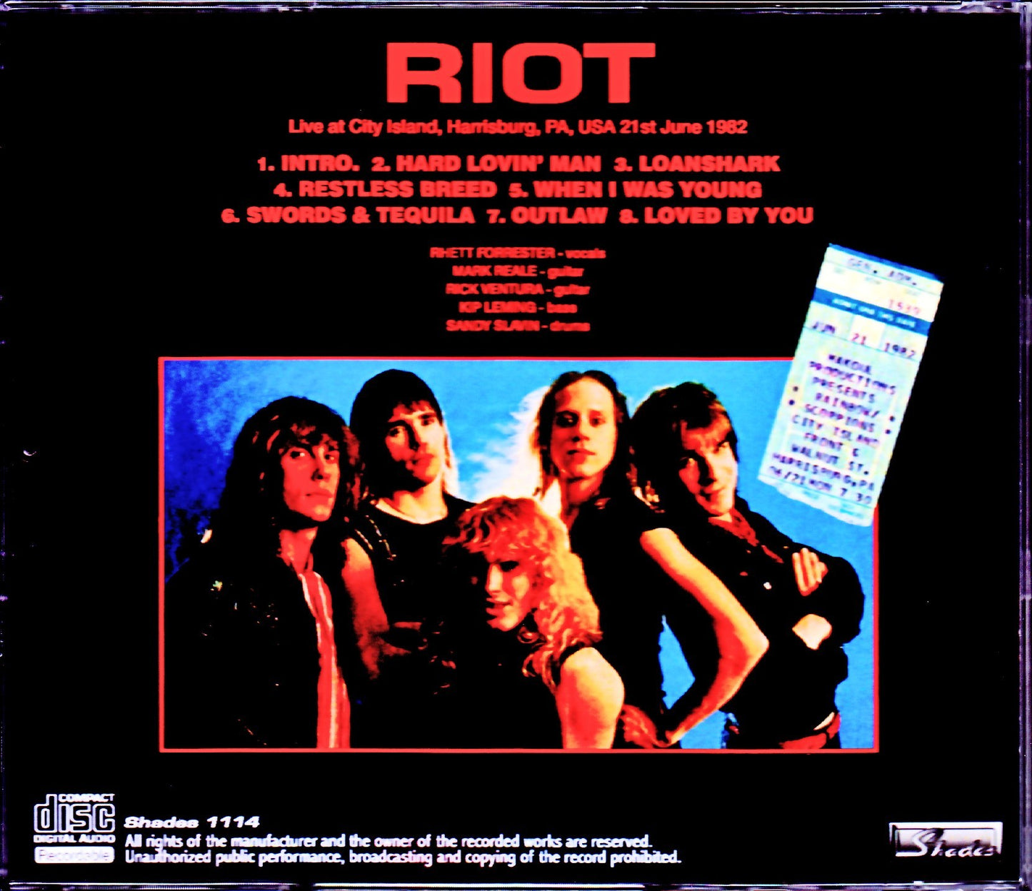 Riot/PA, USA 1982