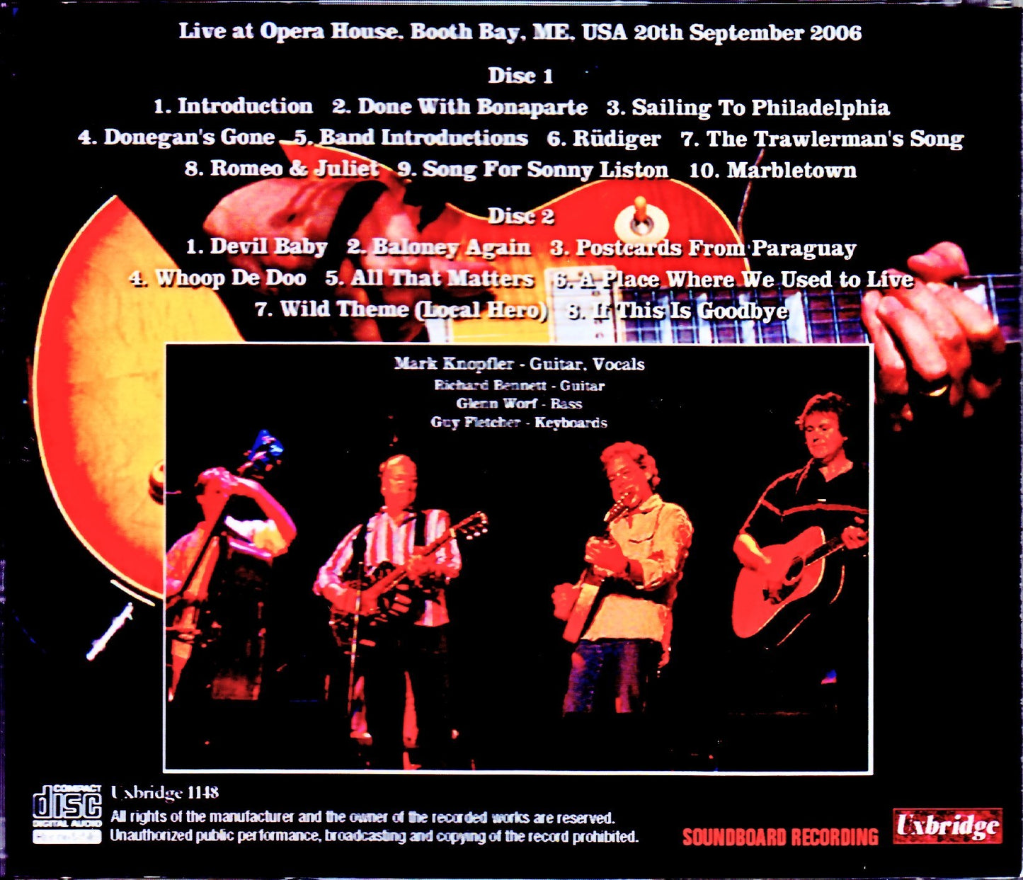 Mark Knopfler/ME, USA 2006