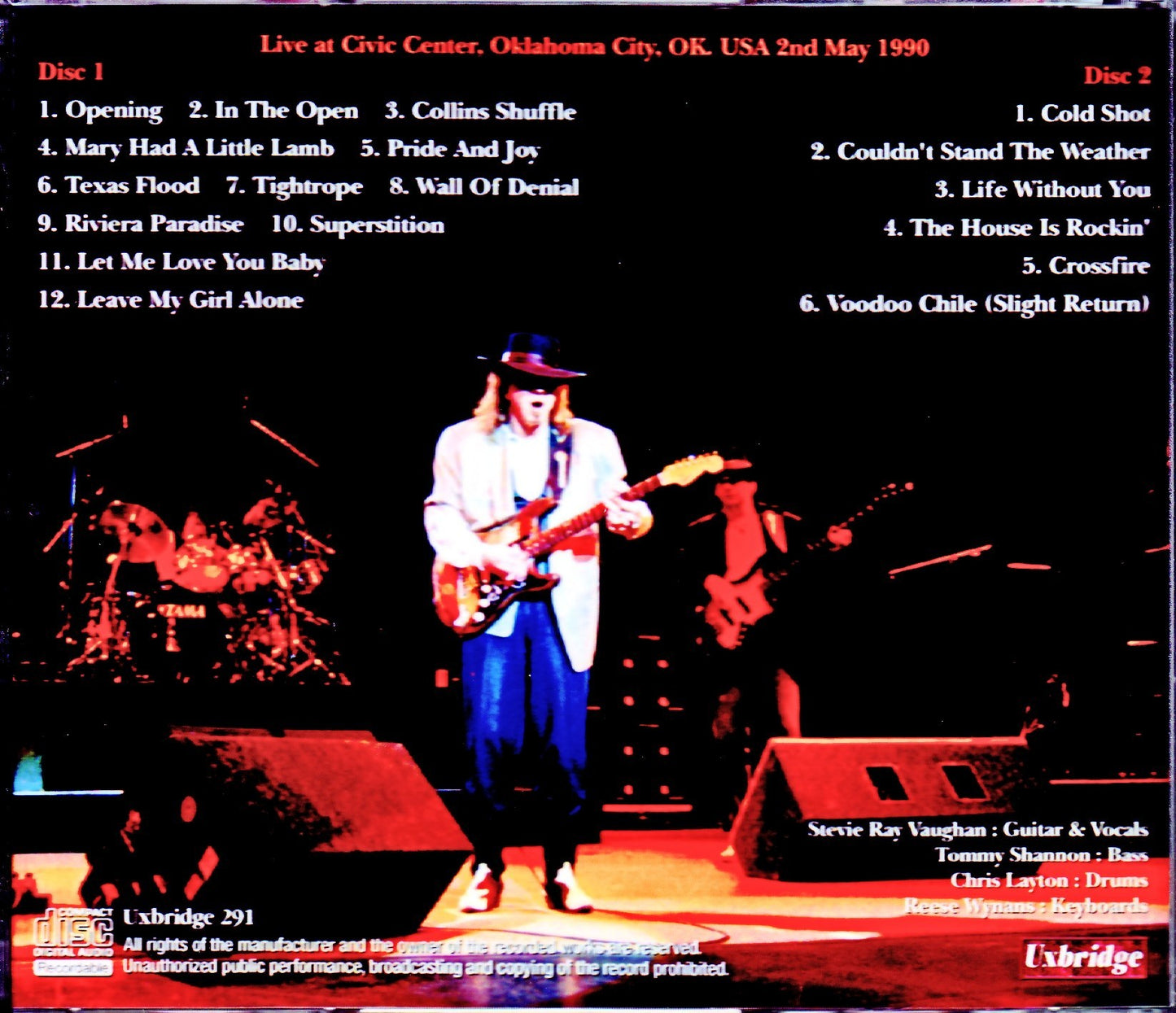 Stevie Ray Vaughan/OK, USA 1990