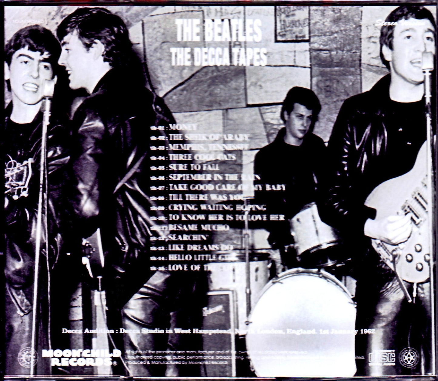 Beatles/Decca Studio London,UK 1962