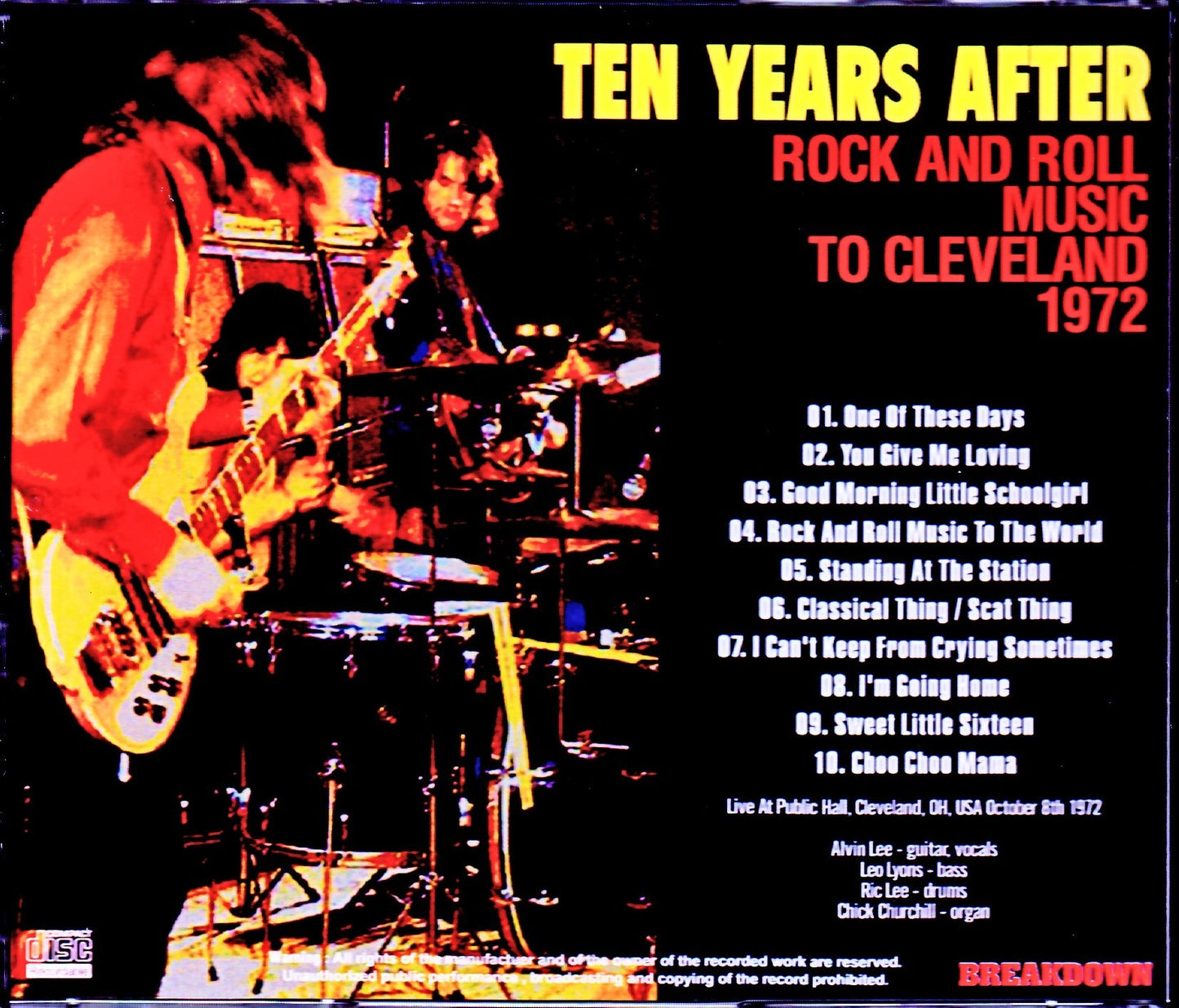 Ten Years After/OH, USA 1972