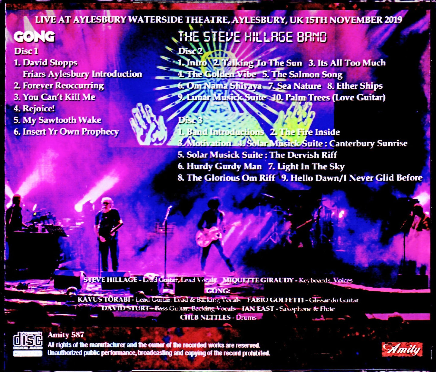 Steve Hillage,Gong/UK 2019