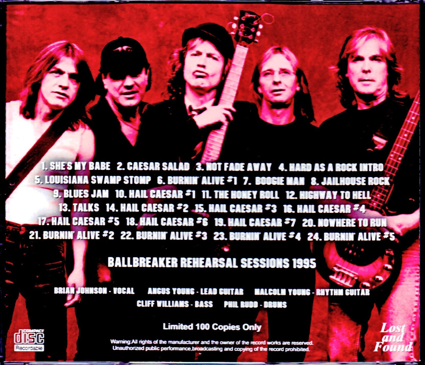 AC/DC/Rehearsal Session 1995