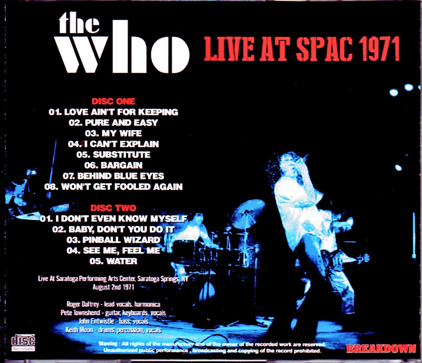 The Who/NY, USA 1971