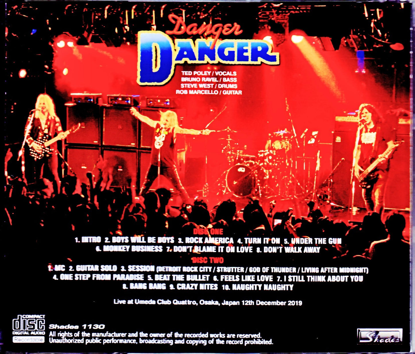 Danger Danger/Osaka,Japan 2019