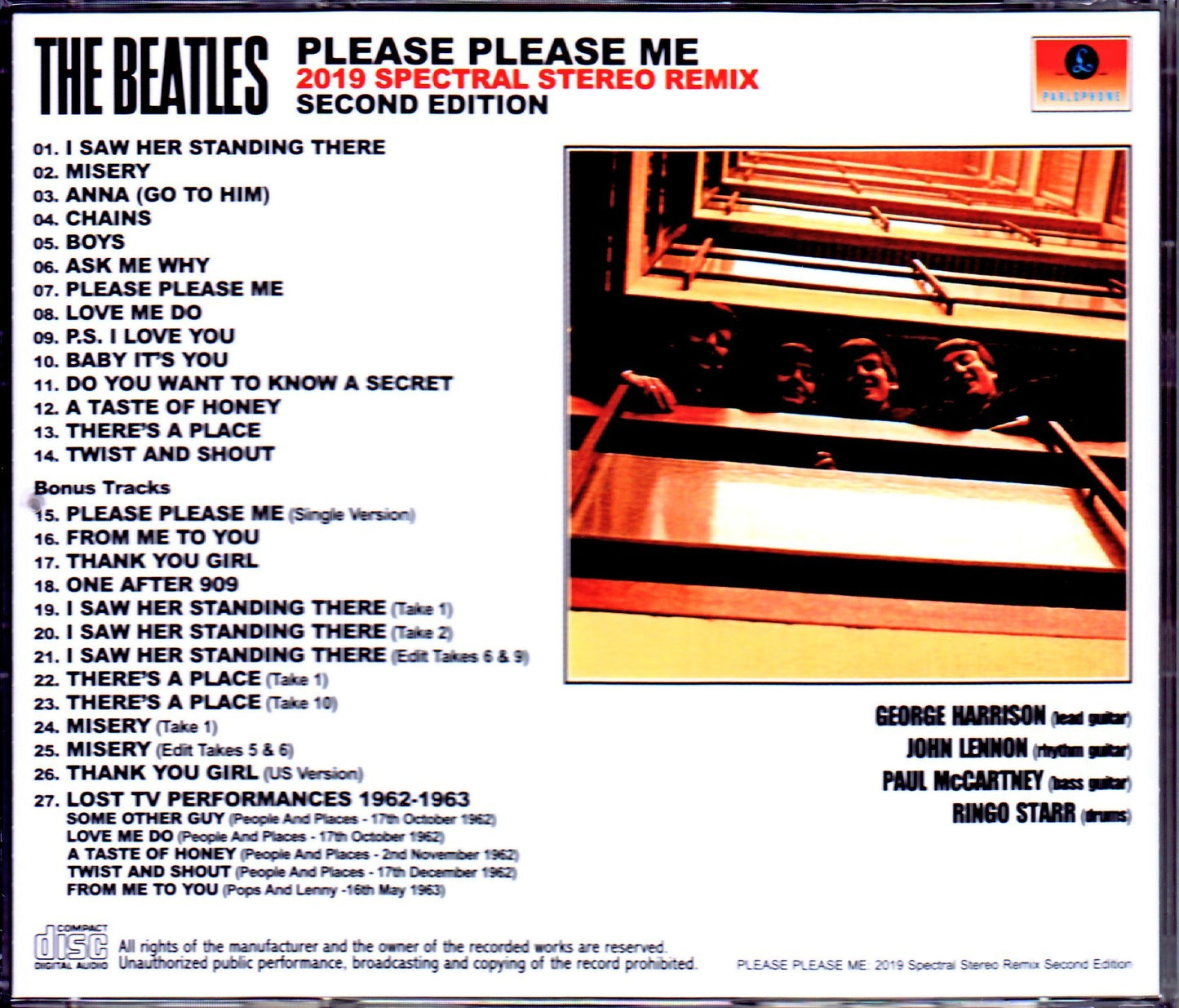 Beatles/Please Please Me 2019 Special Stereo Remix 2nd Edition