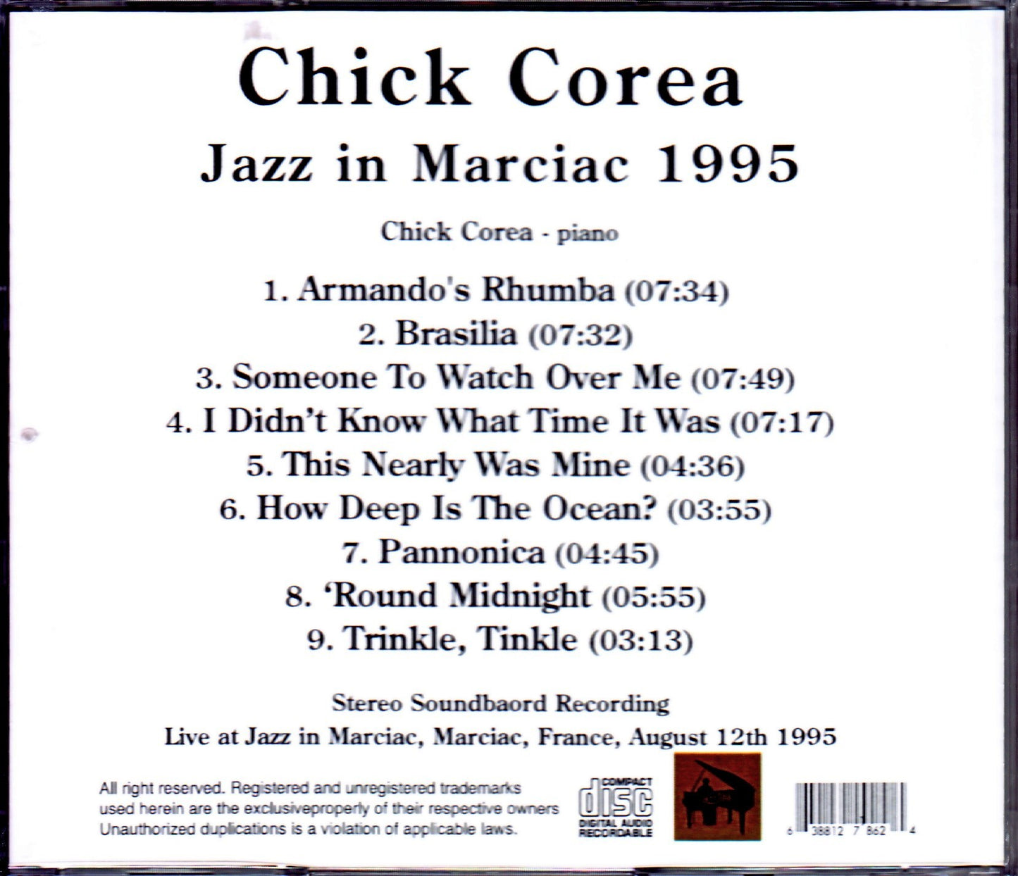 Chick Corea/France 1995