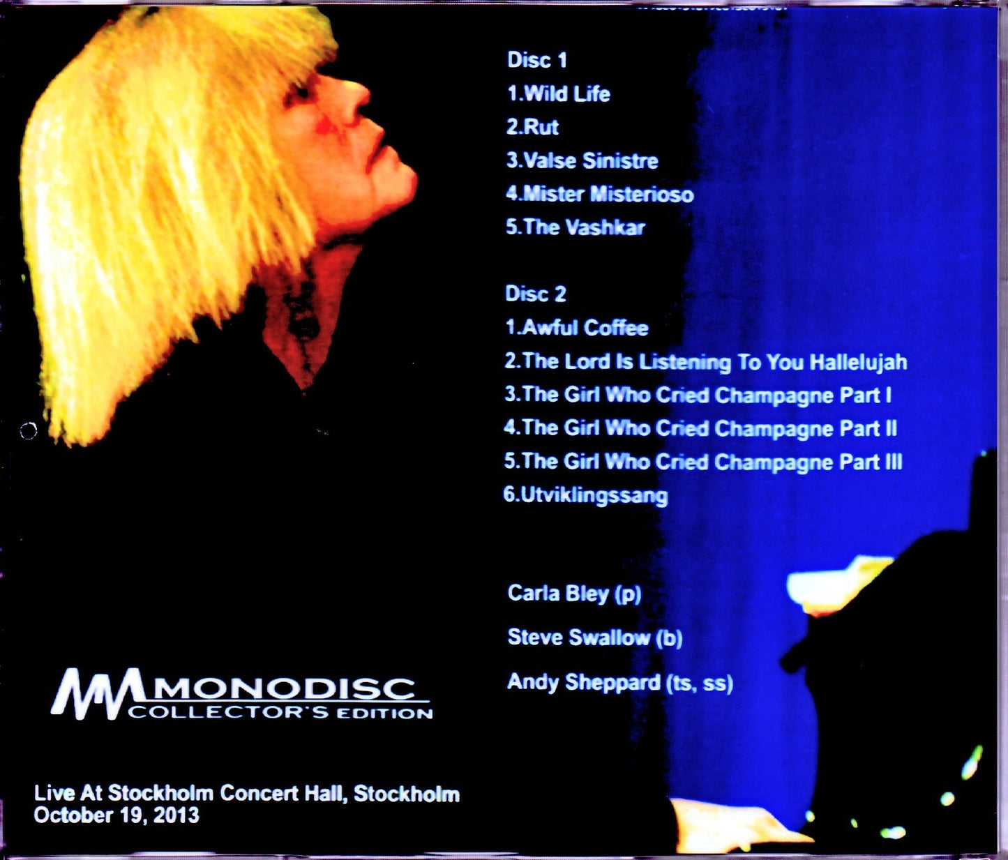 Carla Bley Trio/Sweden 2013