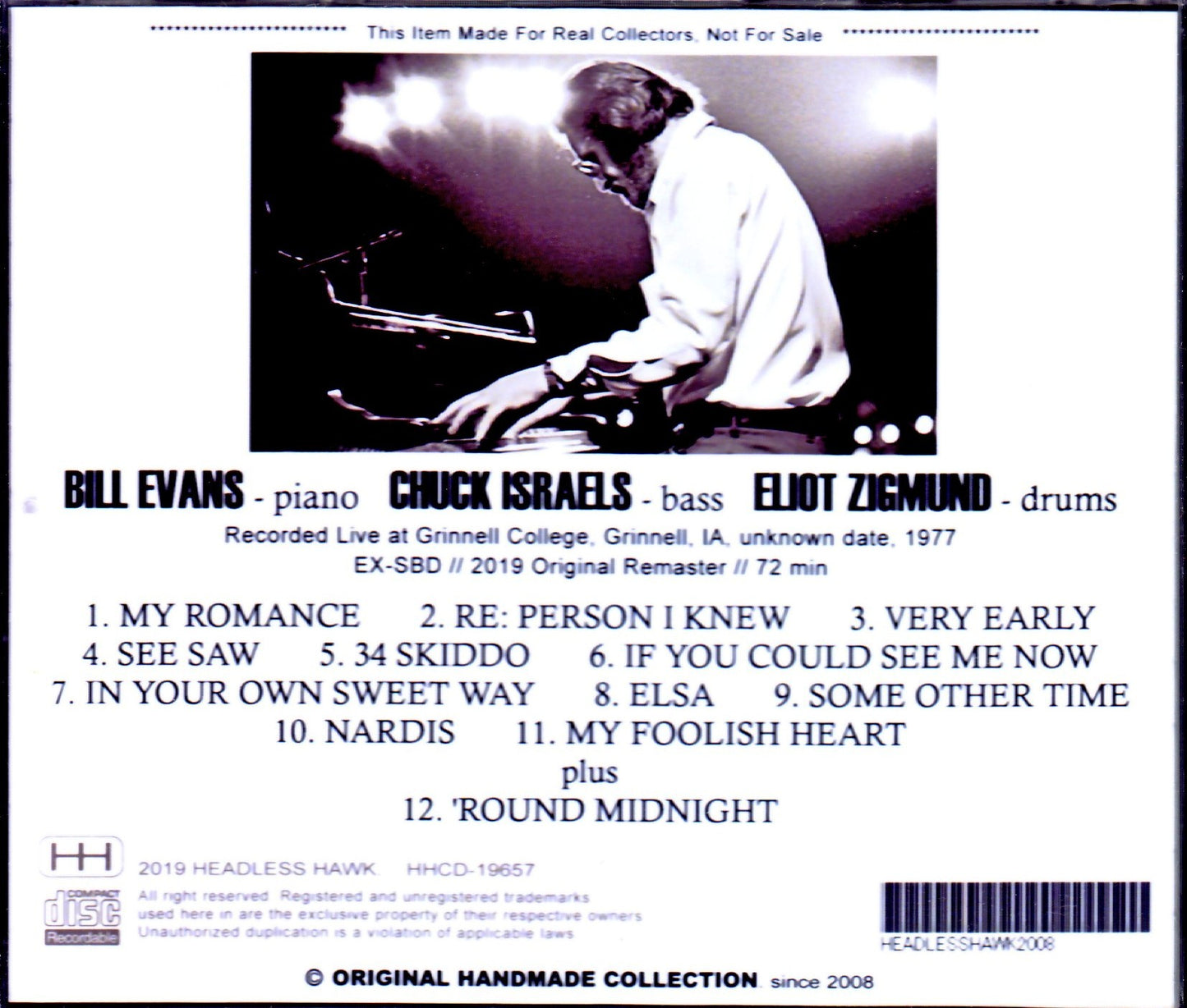 Bill Evans Trio/IA, USA 1977 & more