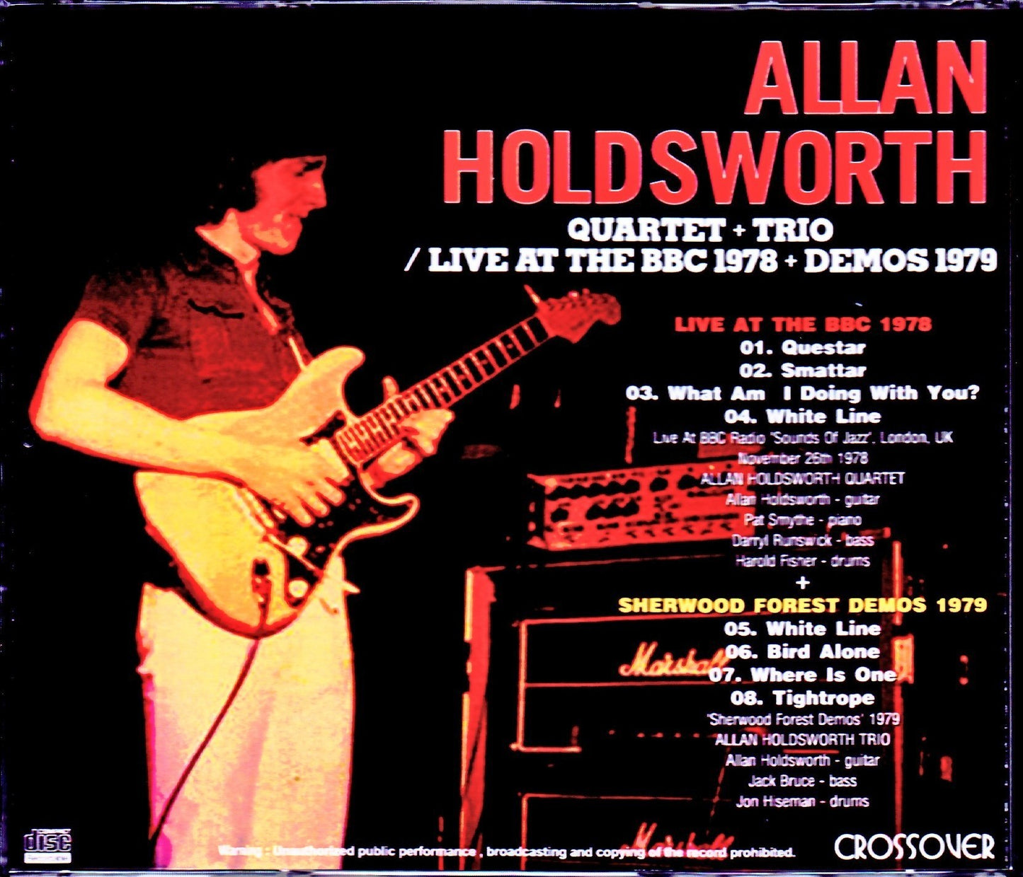 Allan Holdsworth/London,UK 1978 & more
