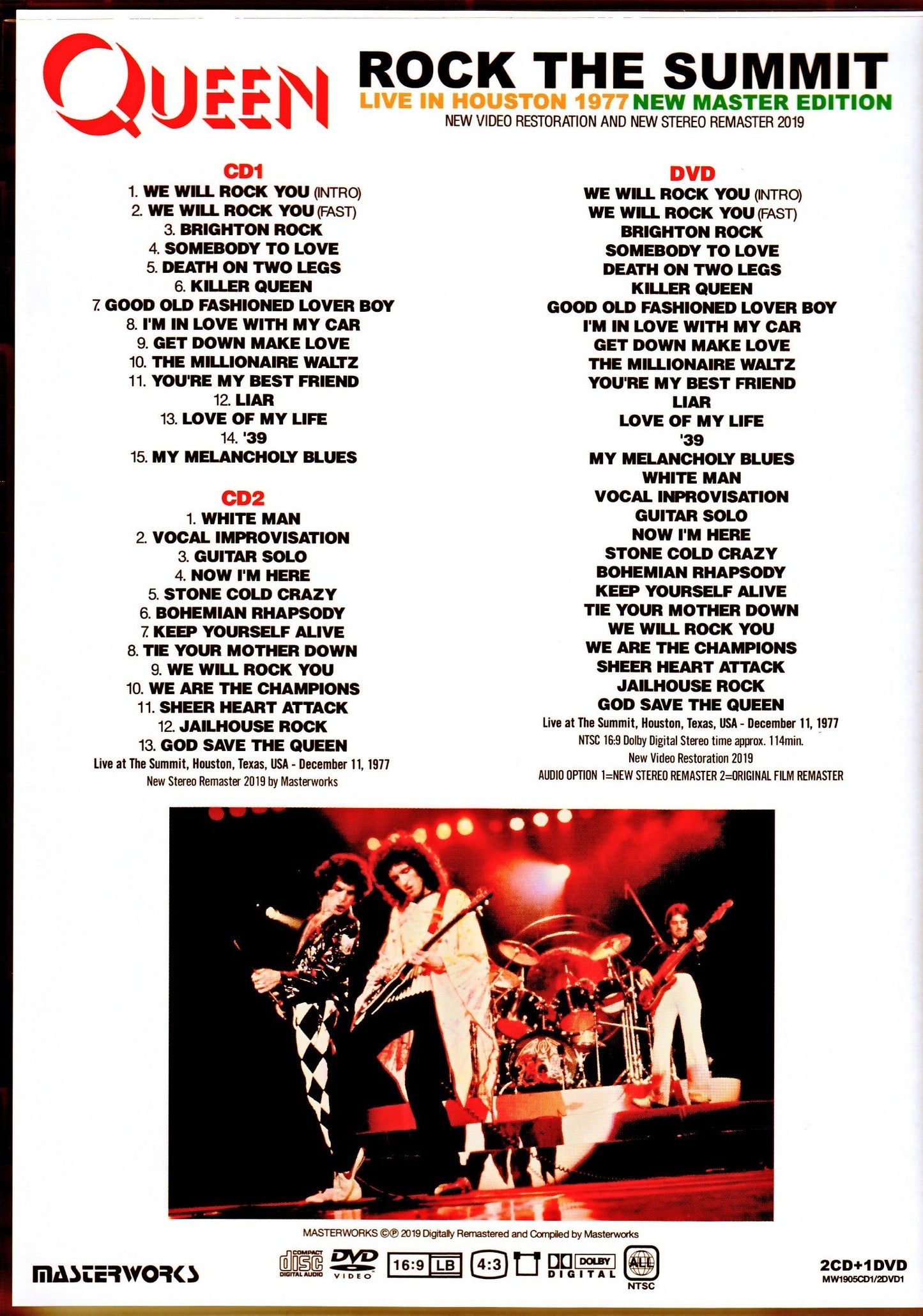 Queen/TX,USA 1977 New Video Restoration and New Stereo Remaster 2019