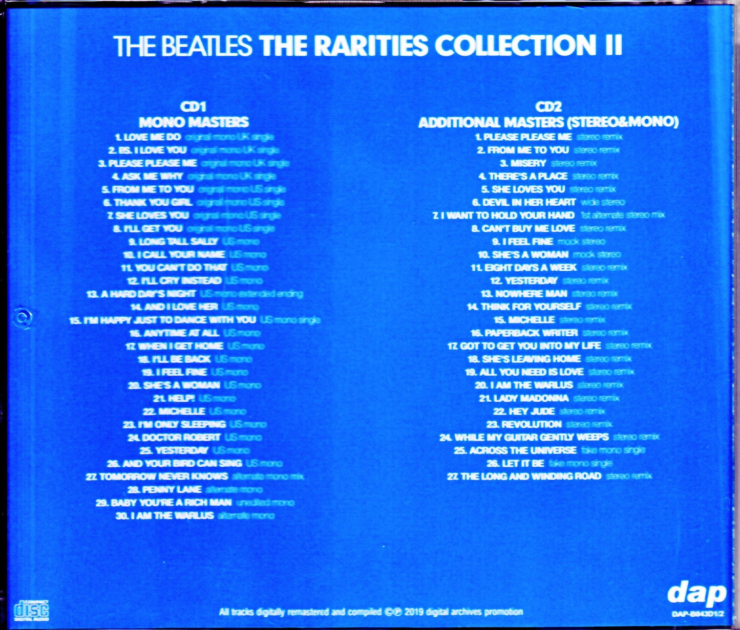 Beatles/Rarities Collection II