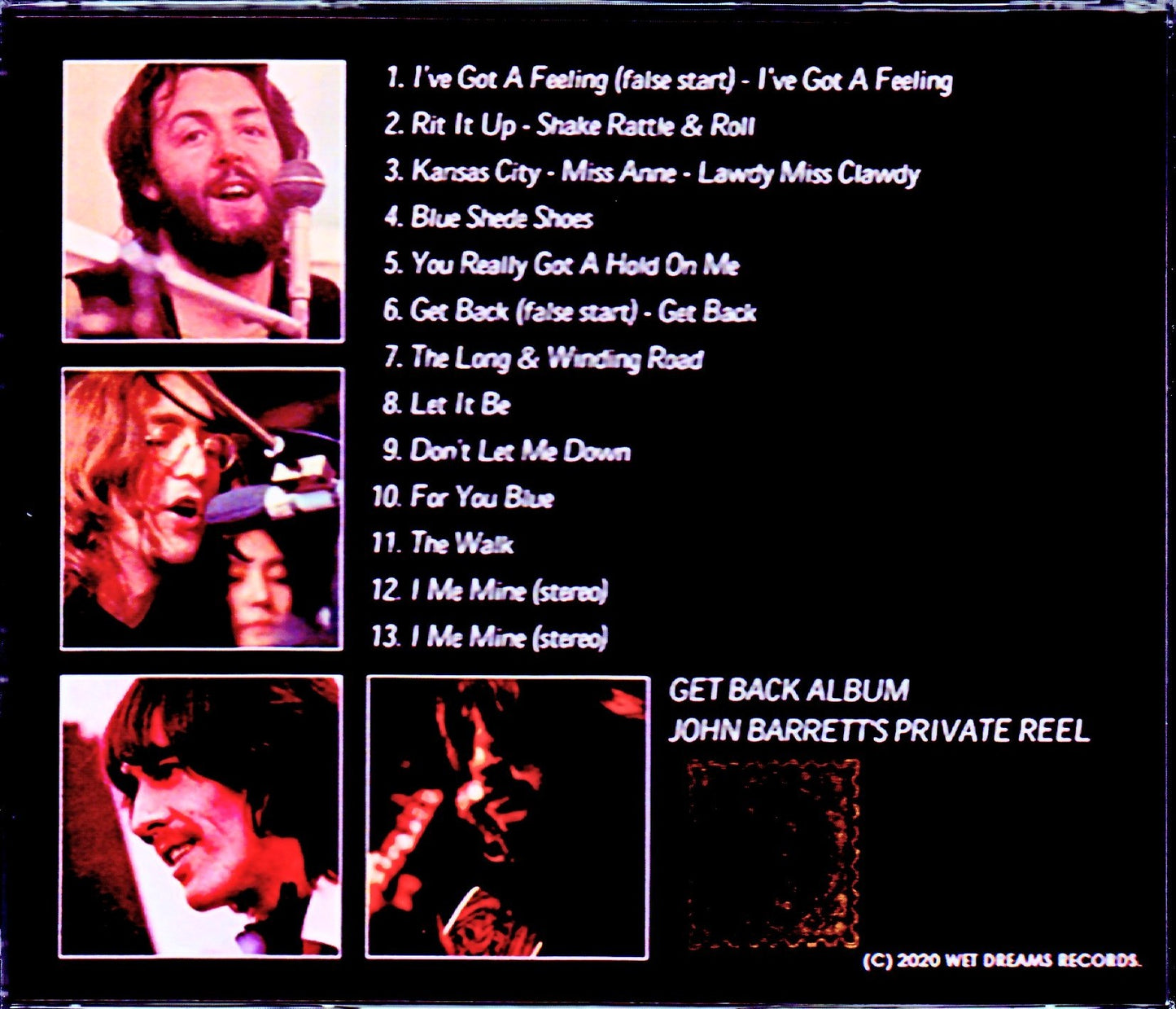 Beatles/Get Back Session John Barrett's Private Reel 1969