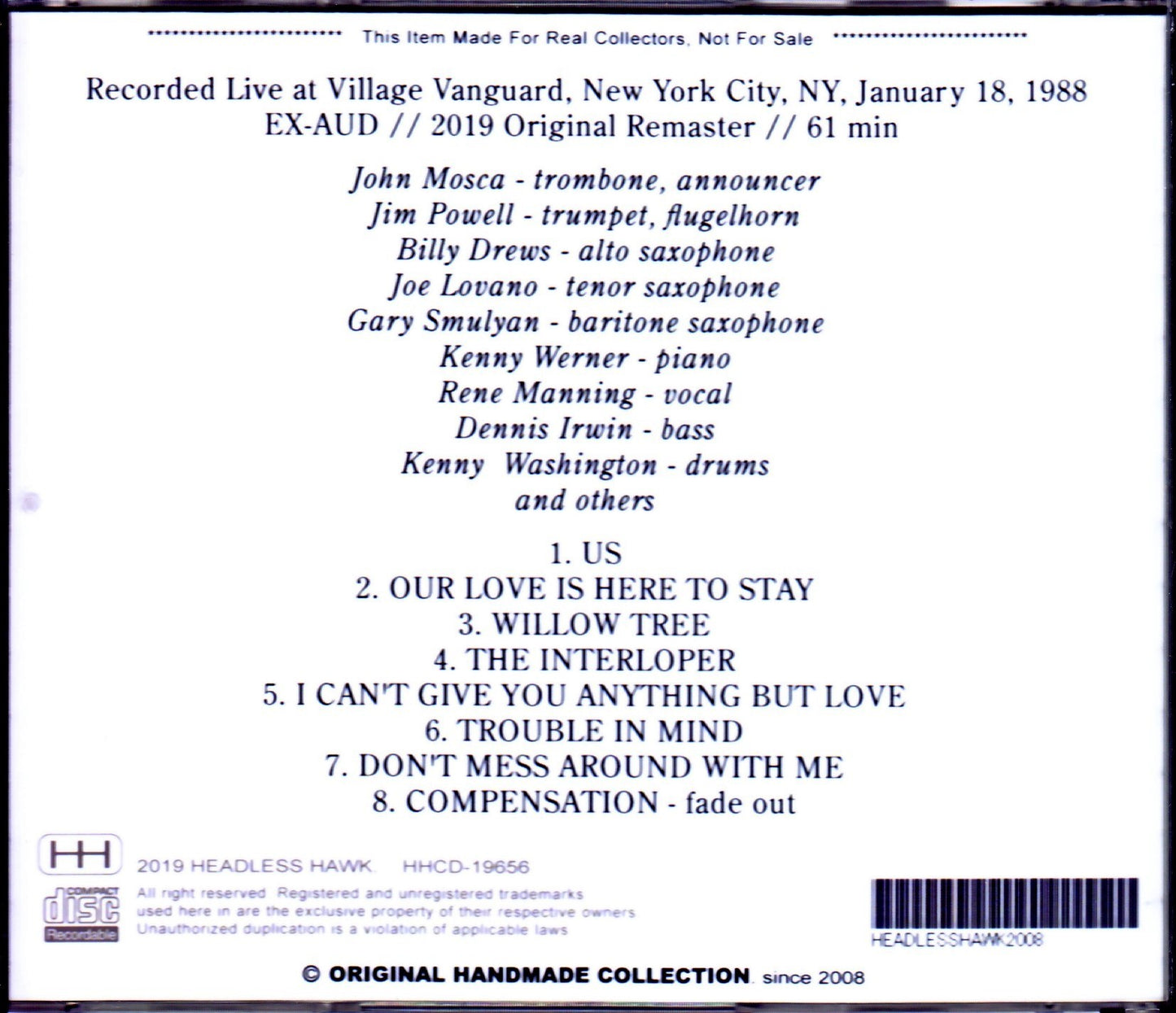 Mel Lewis Orchestra/NY,USA 1988