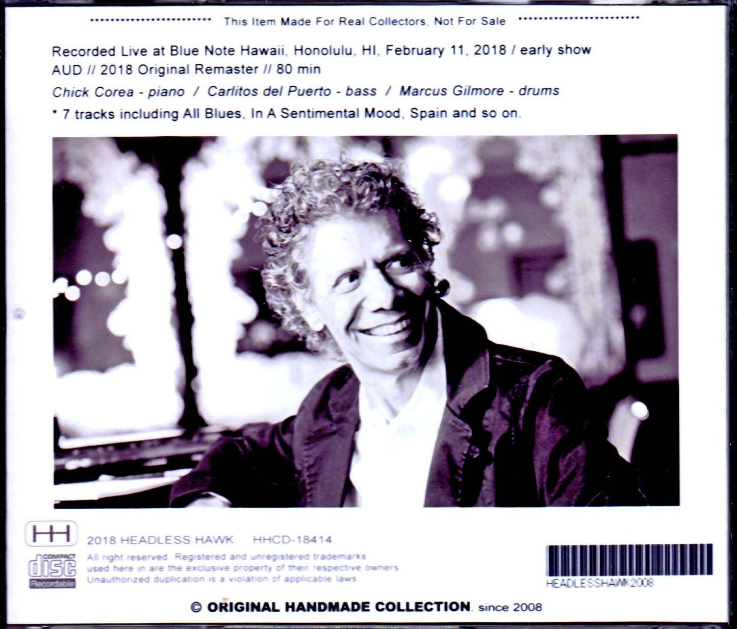 Chick Corea Trio/HI, USA 2018