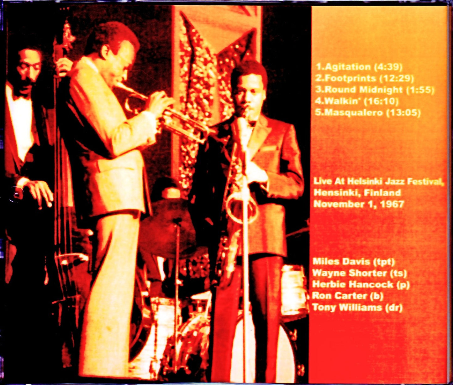 Miles Davis, Wayne Shorter, Herbie Hancock, Tony Williams, Ron Carter/Finland 1967