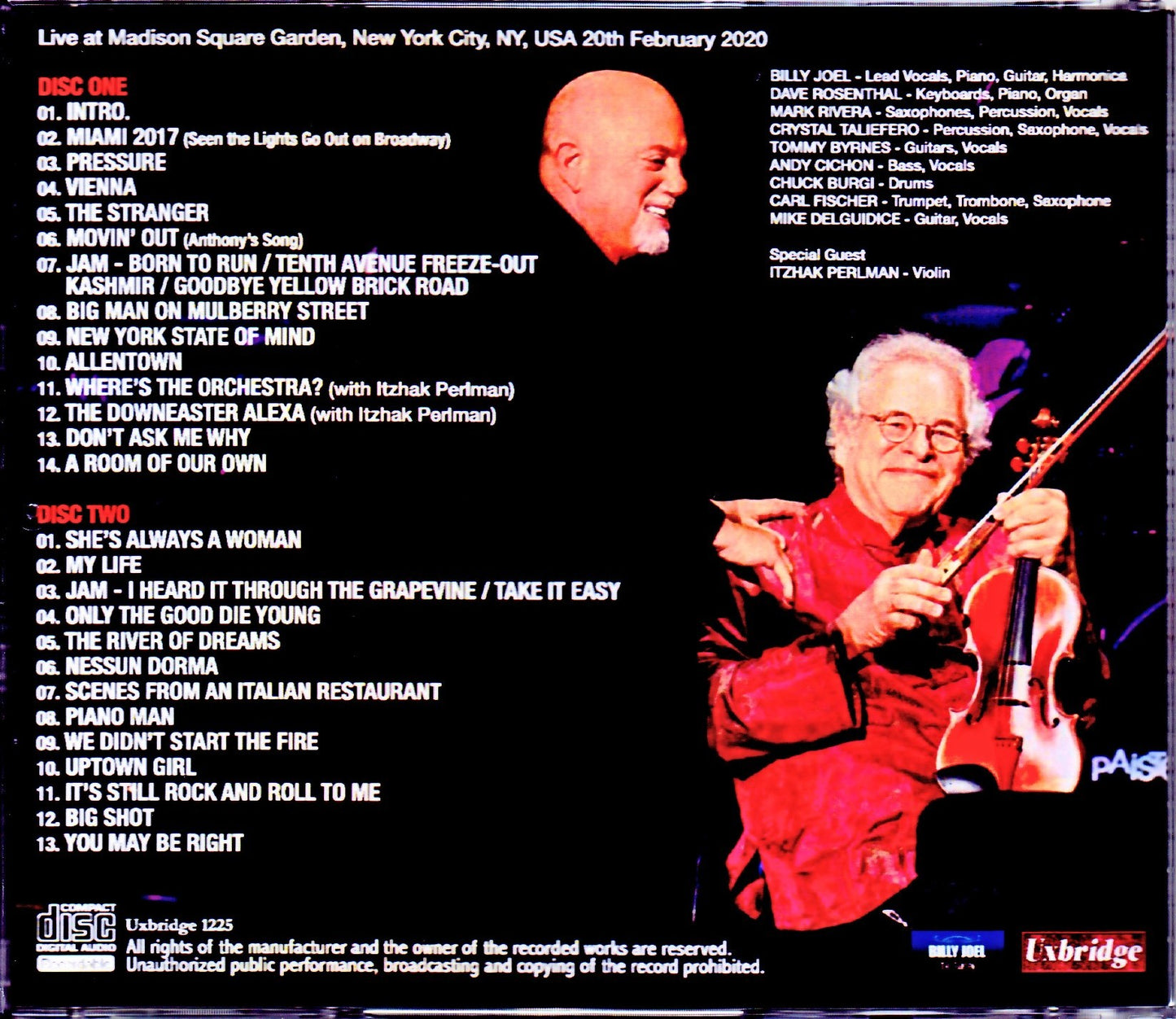 Billy Joel/NY,USA 2.20.2020