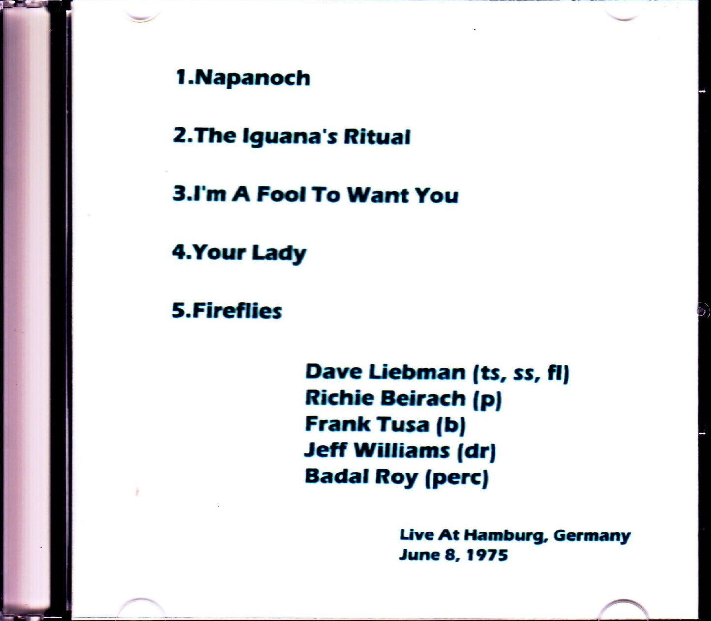 Dave Liebman & Lookout Farm/Germany 1975