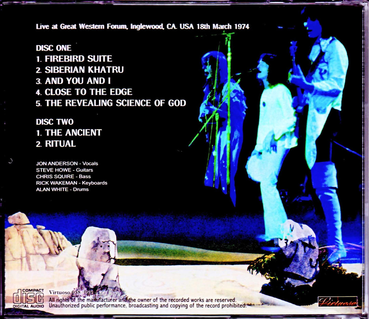 Yes/CA, USA 1974