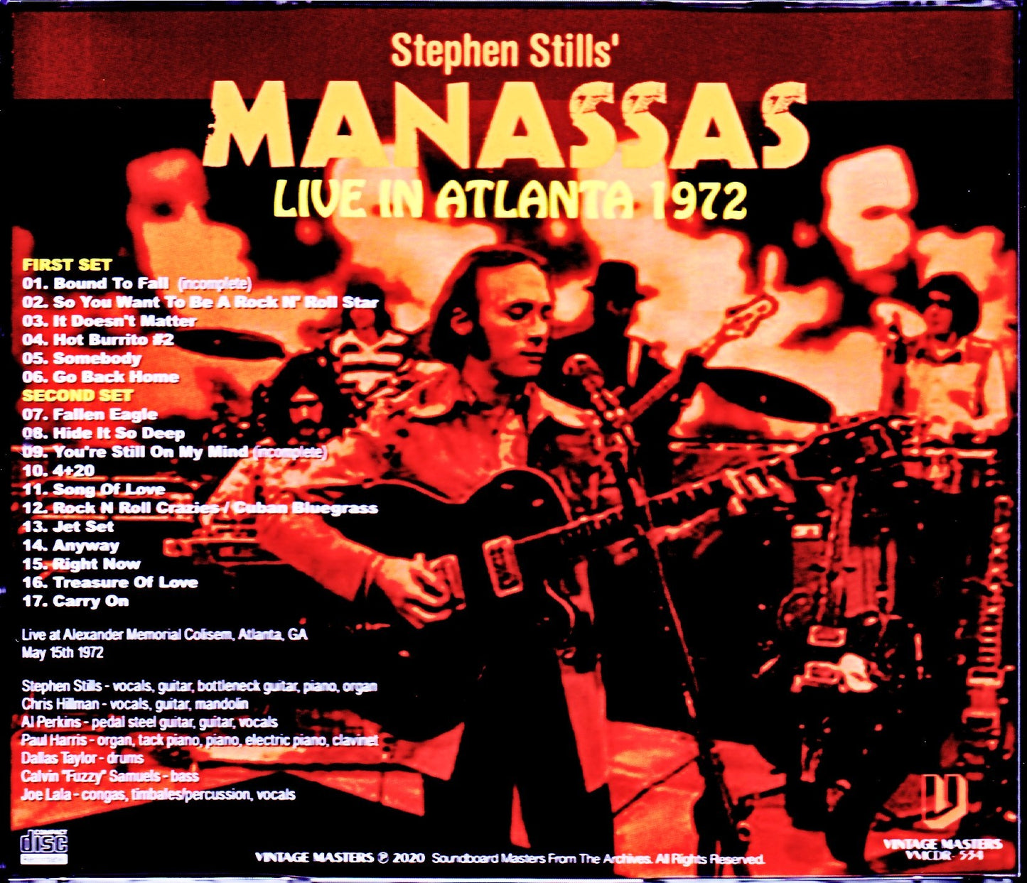 Stephen Still's Manassas/GA, USA 1972