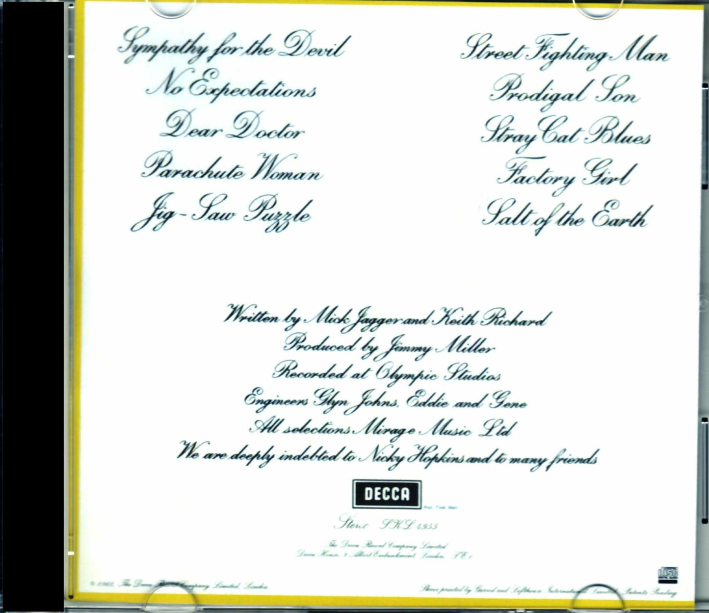 Rolling Stones/Beggars Banquet Original UK 1st Pressing,Decca