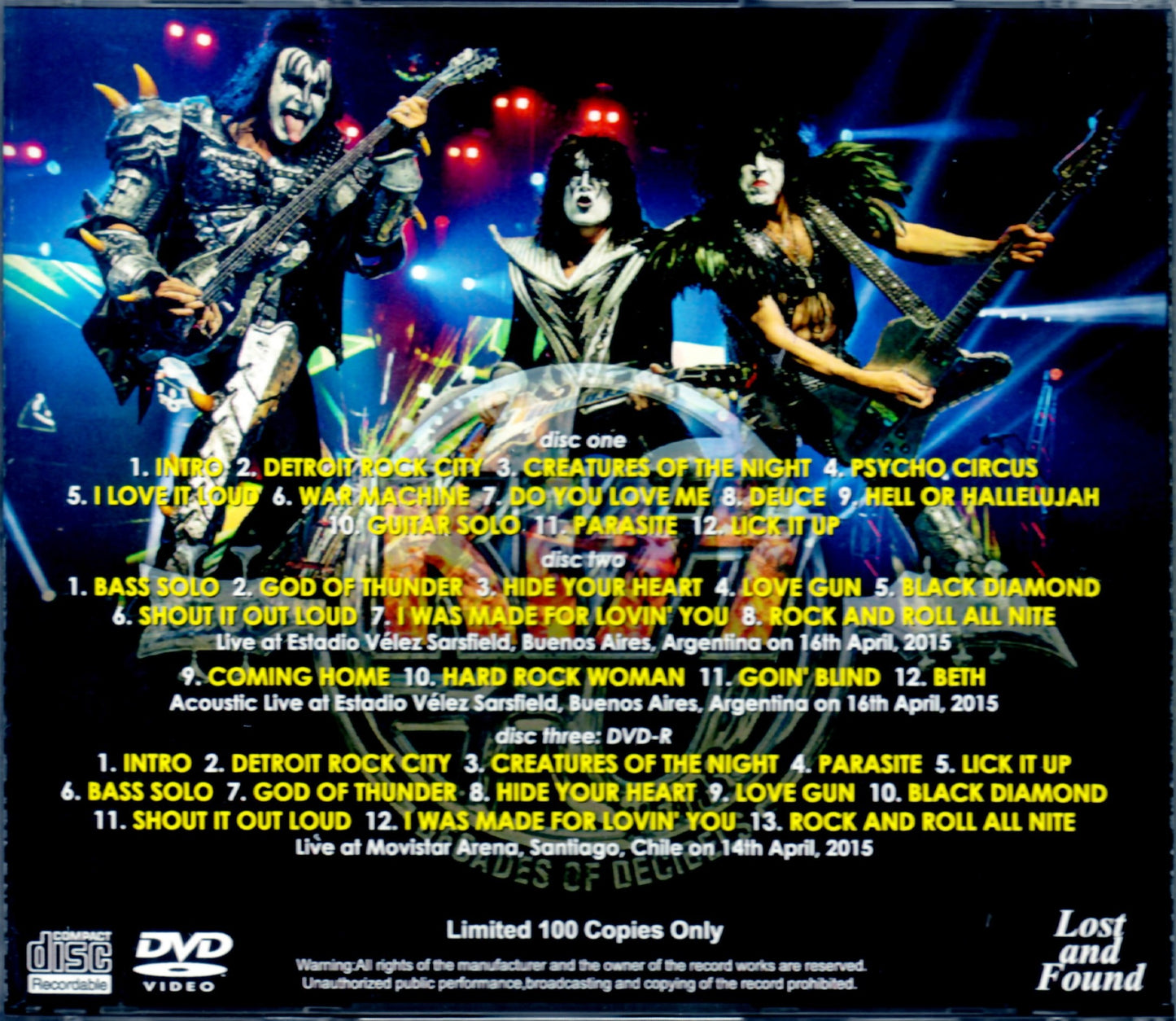 Kiss/Argentina 2015 & more