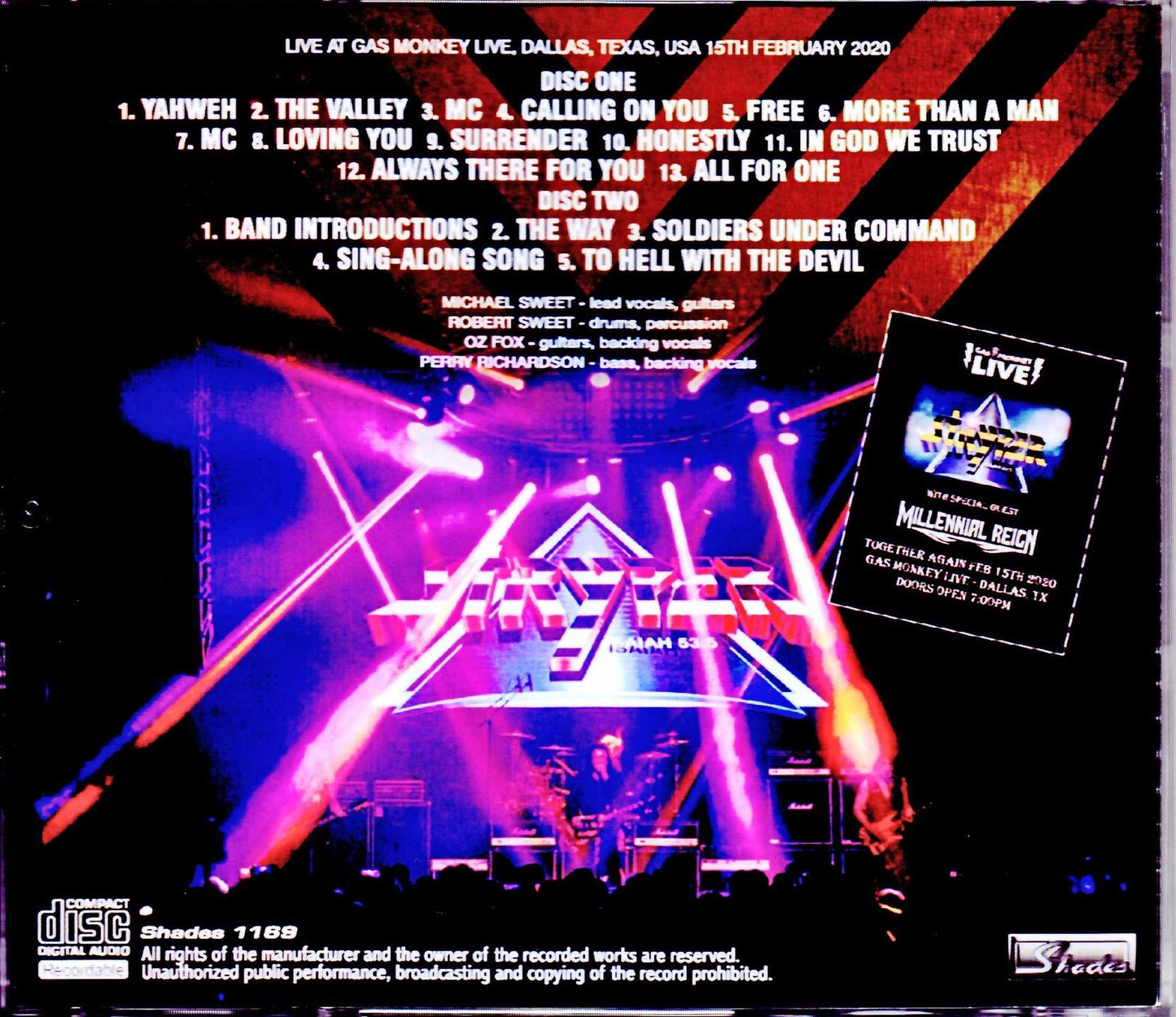 Stryper/TX, USA 2020