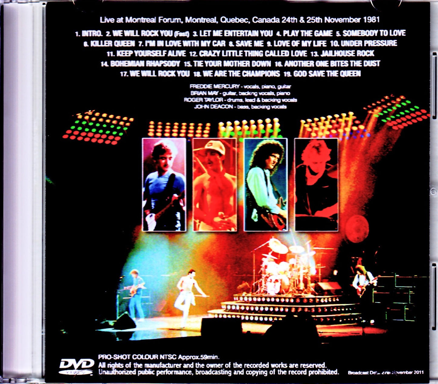 Queen/Canada 1981 Japanese Broadcast Edition