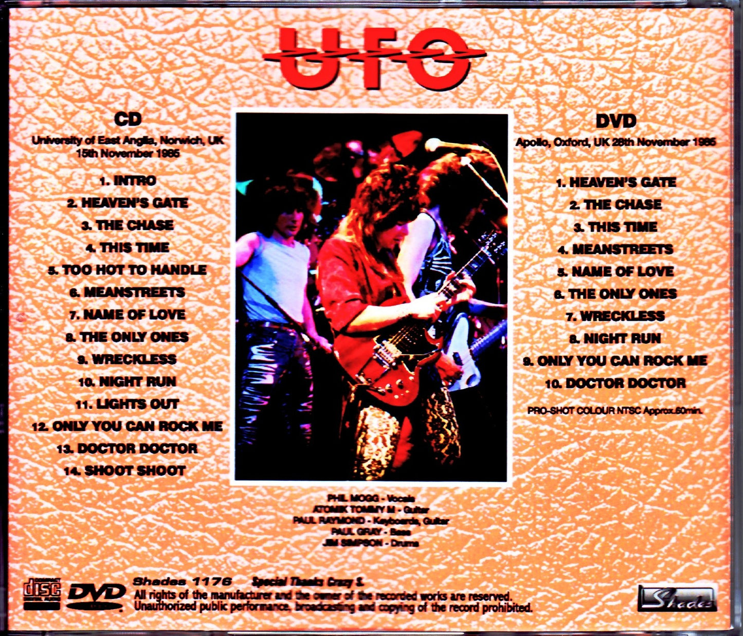 UFO/UK 1985 S&V