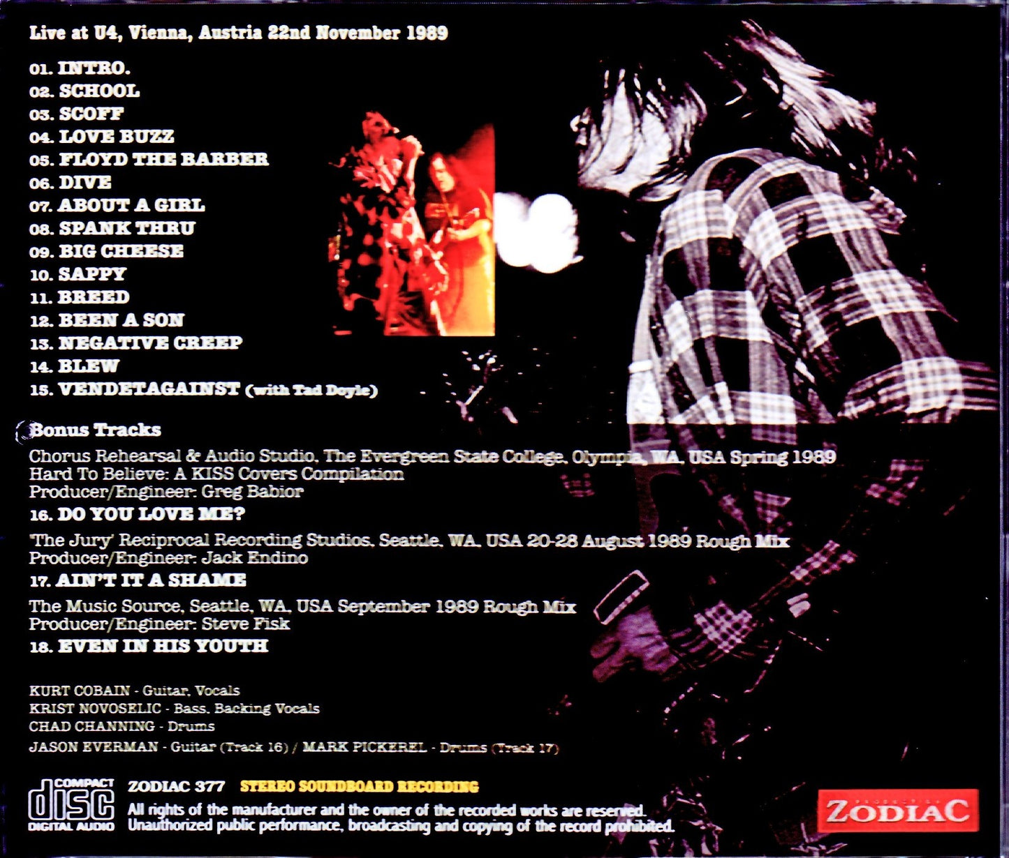 Nirvana/Austria 1989 & more