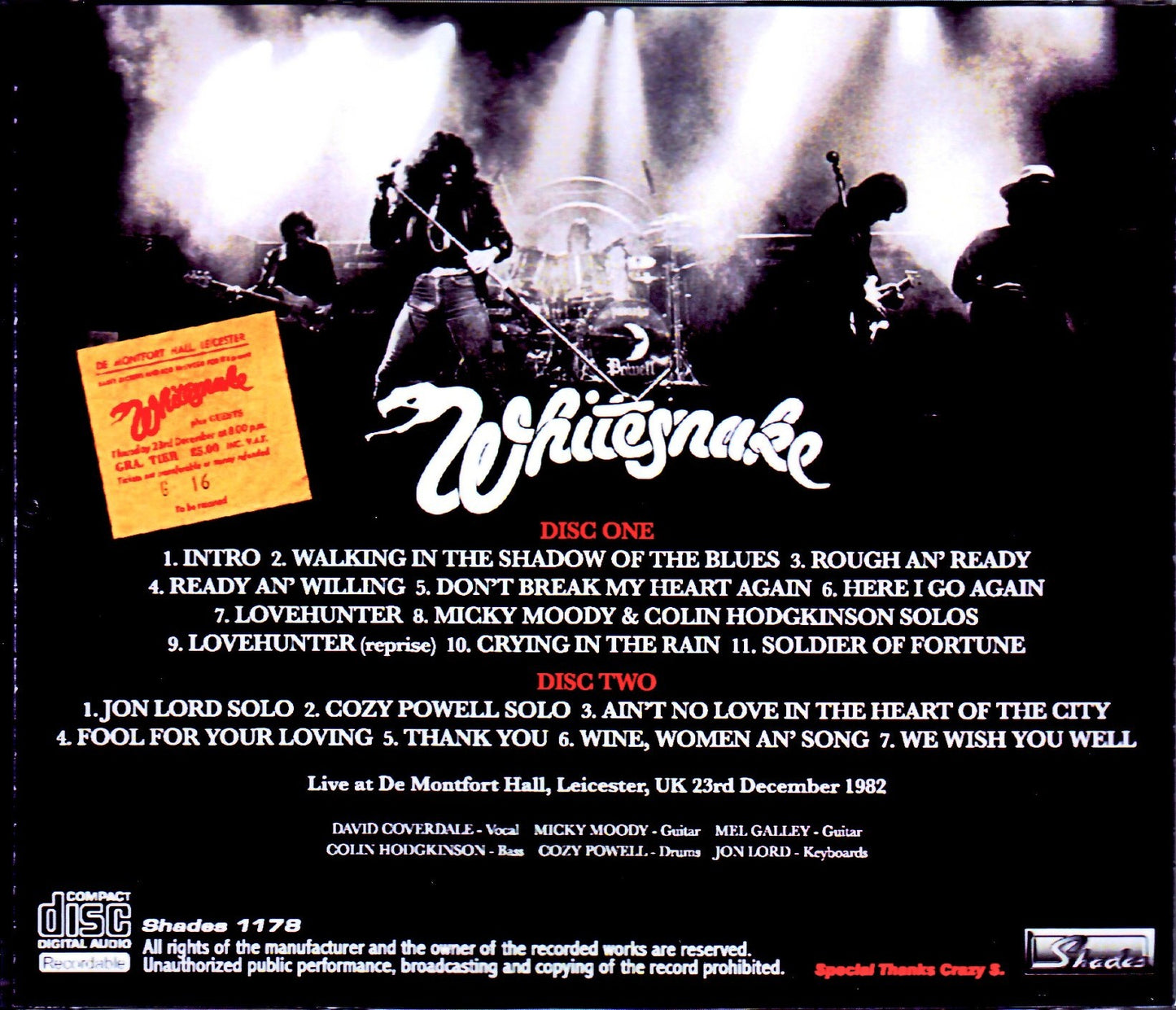 Whitesnake/UK 1982