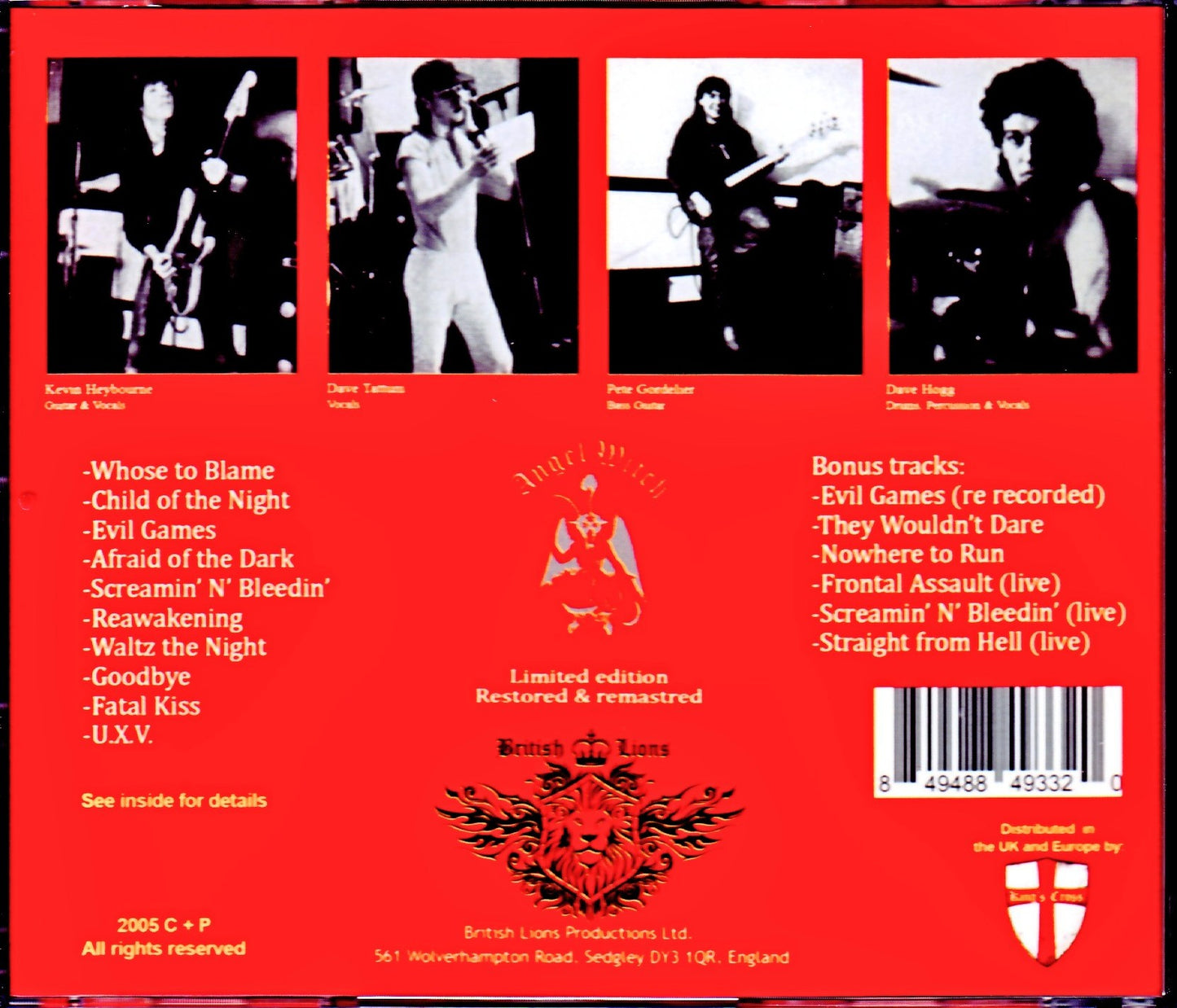 Angel Witch/Screamin' Bleedin' & more