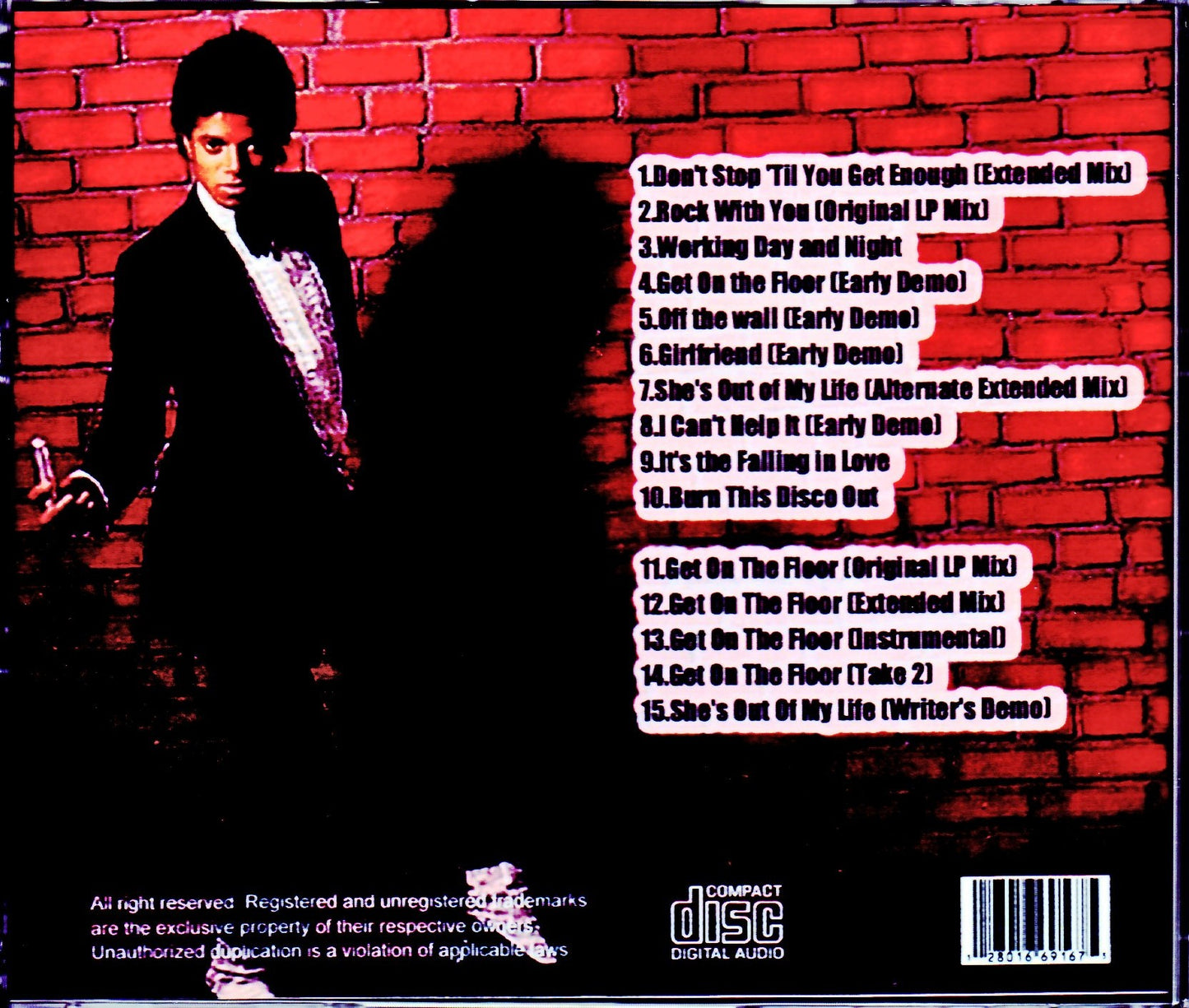 Michael Jackson/Alternate Off the Wall
