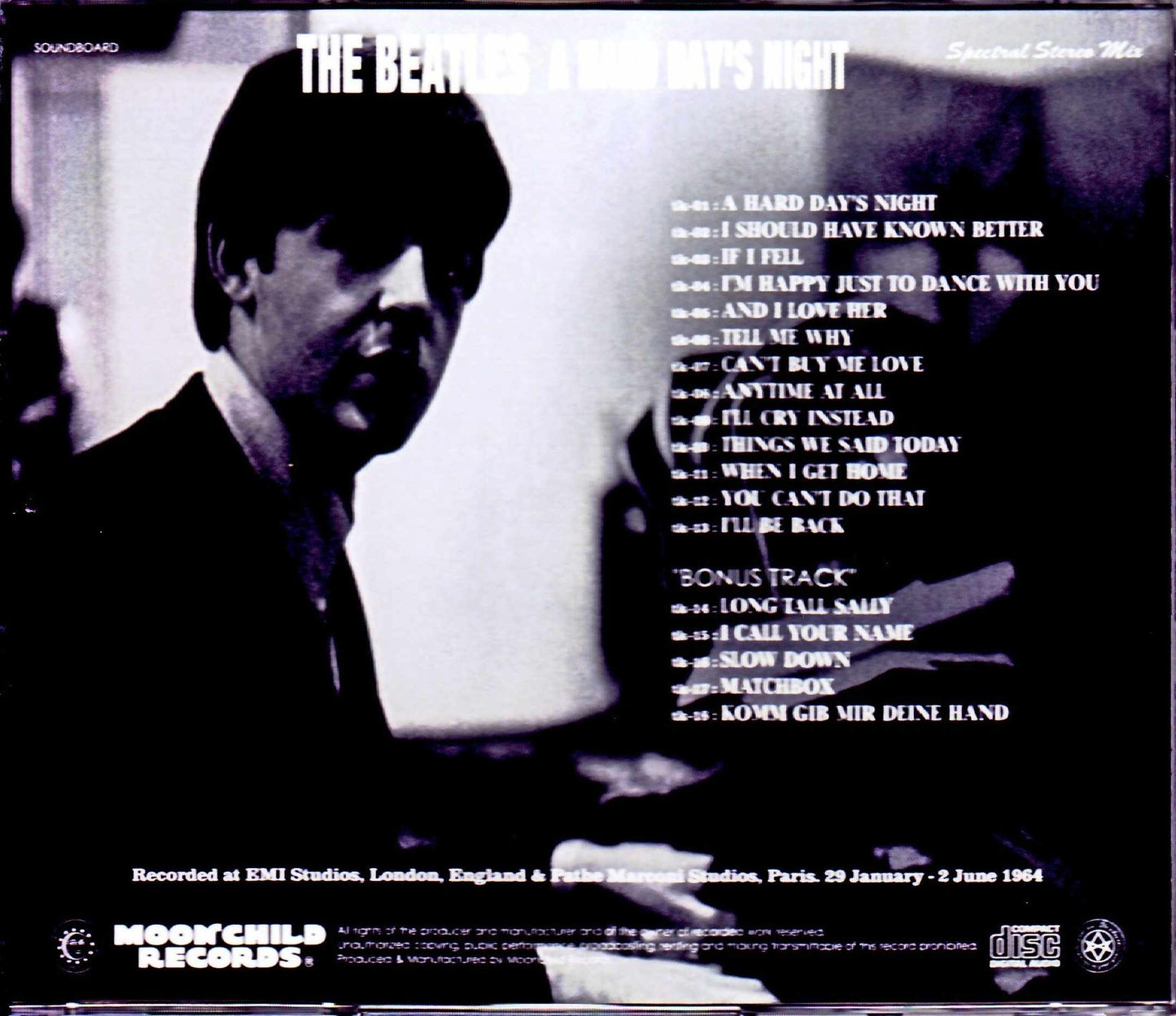 Beatles/A Hard Day's Night Spectral Stereo Mix