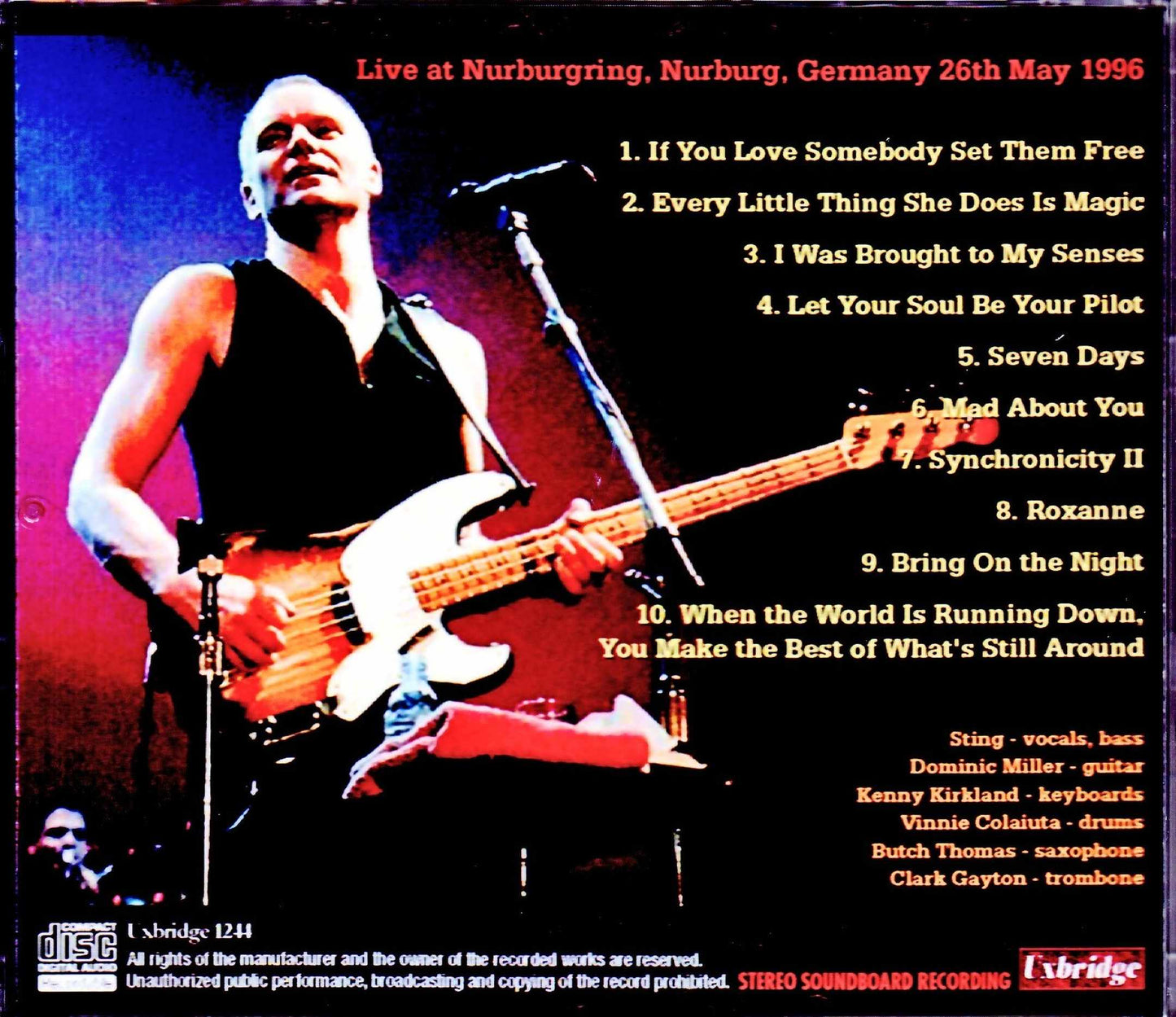 Sting/Germany 1996