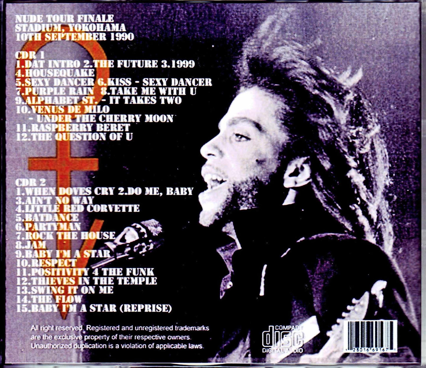 Prince & the New Power Generation/Kanagawa,Japan 9.10.1990 Sound & Vision