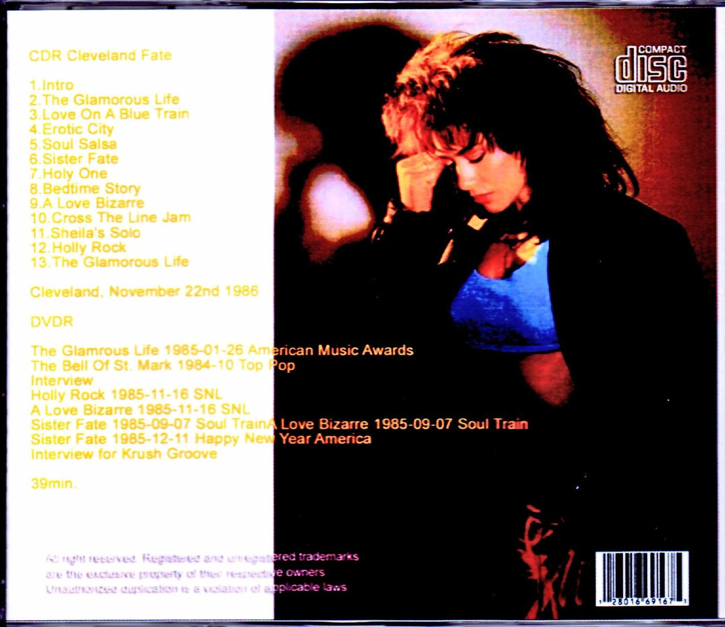 Sheila E./OH, USA 1986 & more