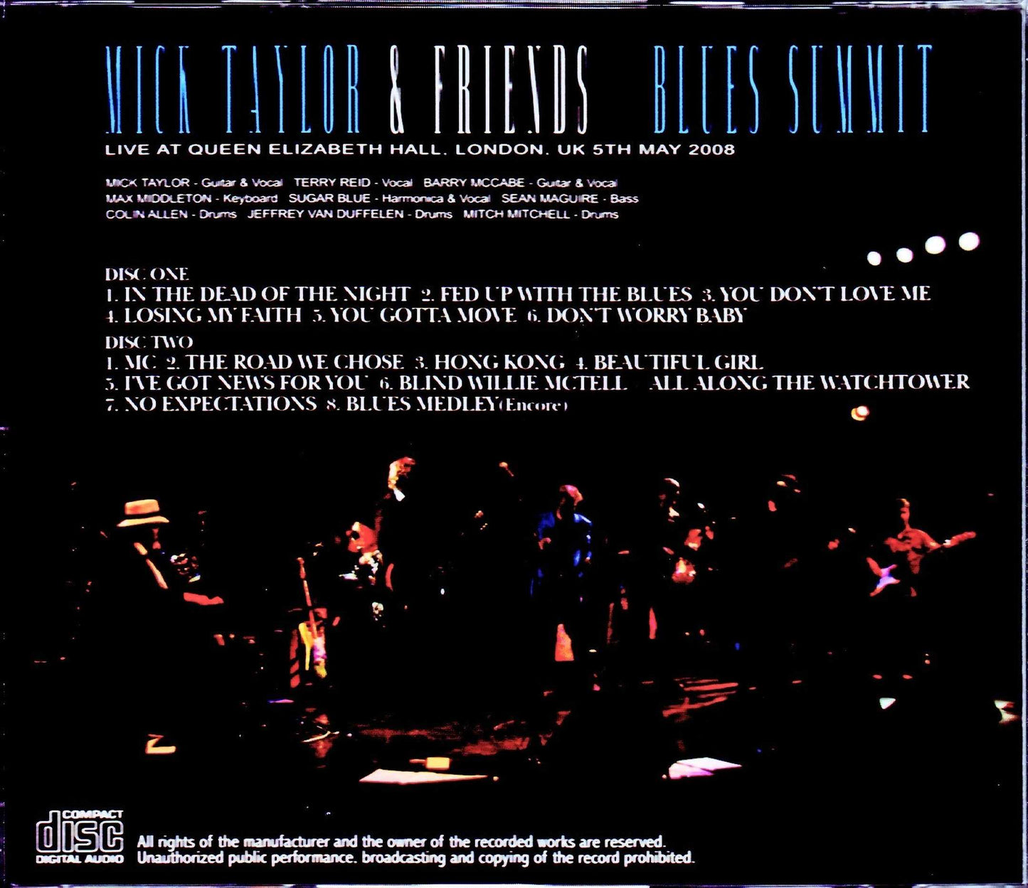 Mick Taylor & Friends/London,UK 2008