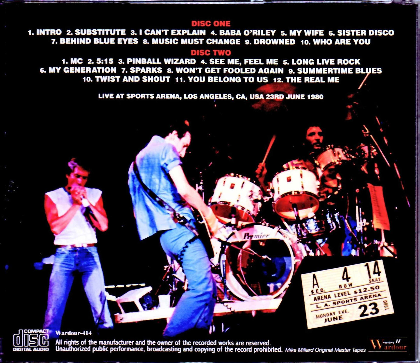 The Who/CA,USA 6.23.1980