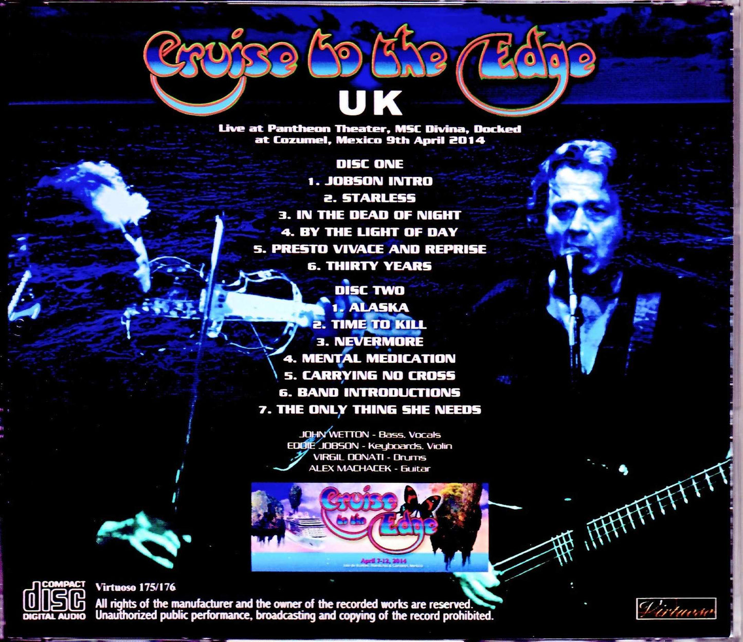U.K. John Wetton,Eddie Jobson/Mexico 4.9.2014